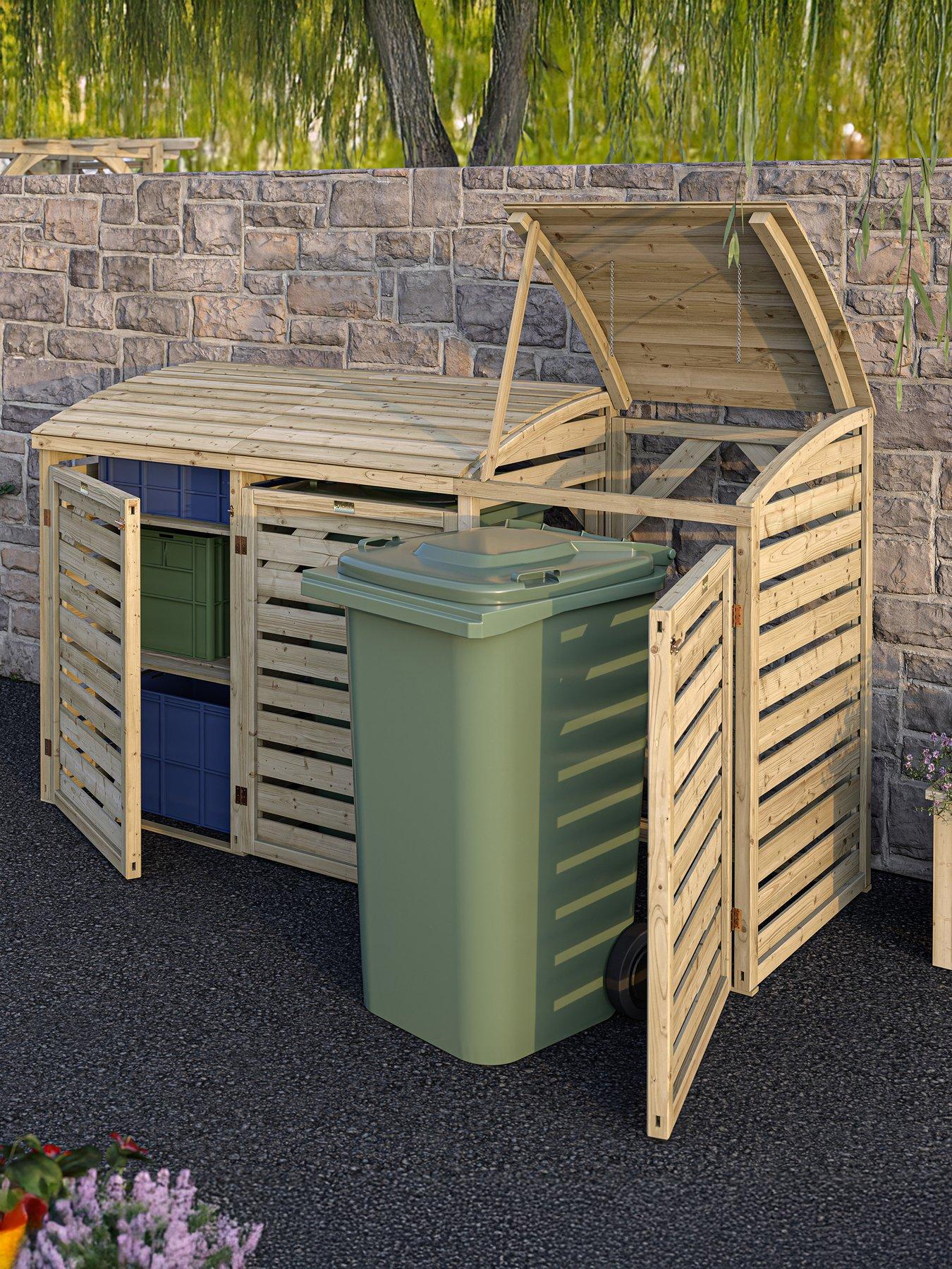 Image 4 of 7 of Rowlinson Classic Double Bin Store With Box Store