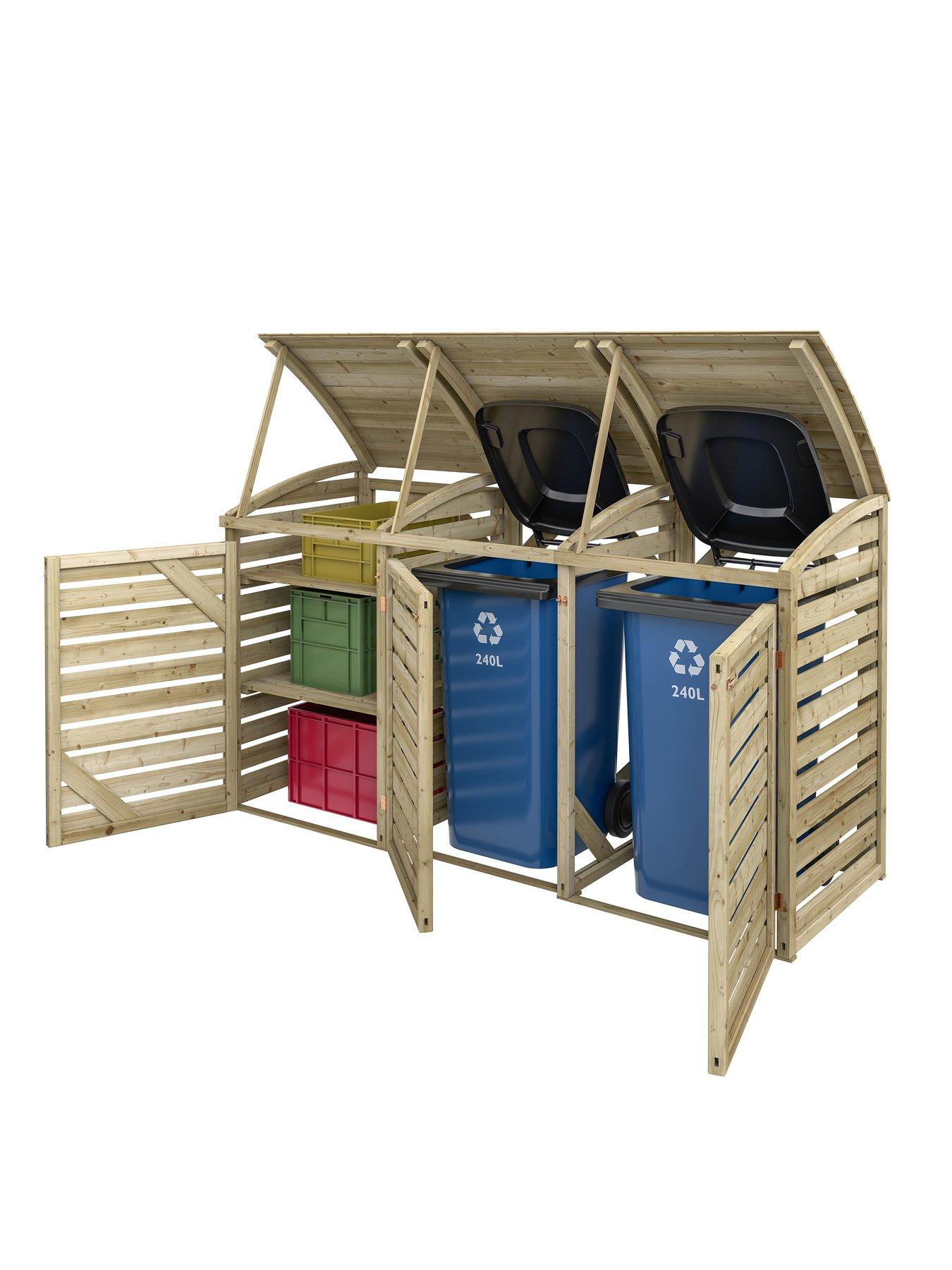 Image 7 of 7 of Rowlinson Classic Double Bin Store With Box Store