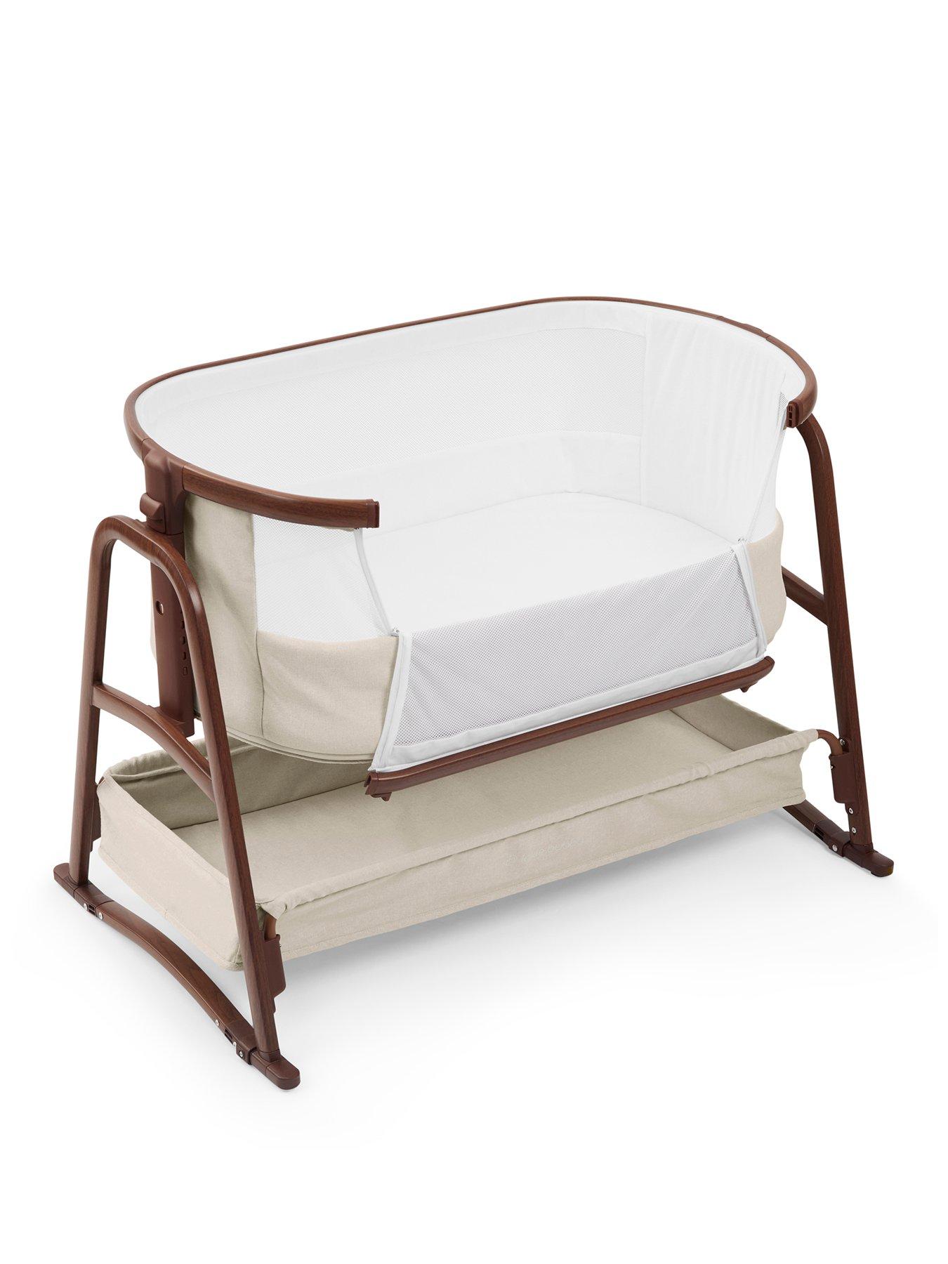 Image 2 of 7 of Ickle Bubba Bubba&amp;Me Luxe Bedside Crib - Stone