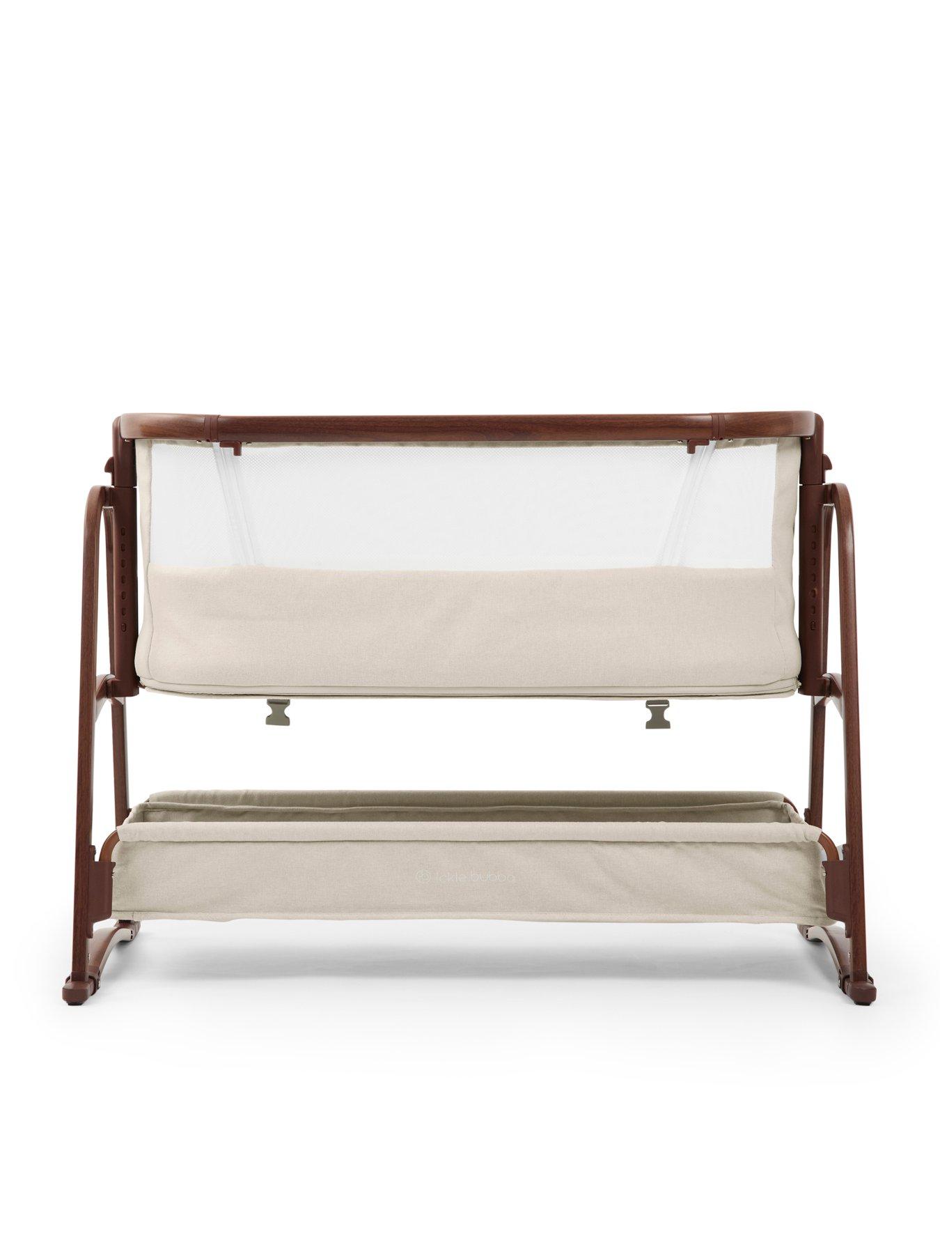 Image 3 of 7 of Ickle Bubba Bubba&amp;Me Luxe Bedside Crib - Stone