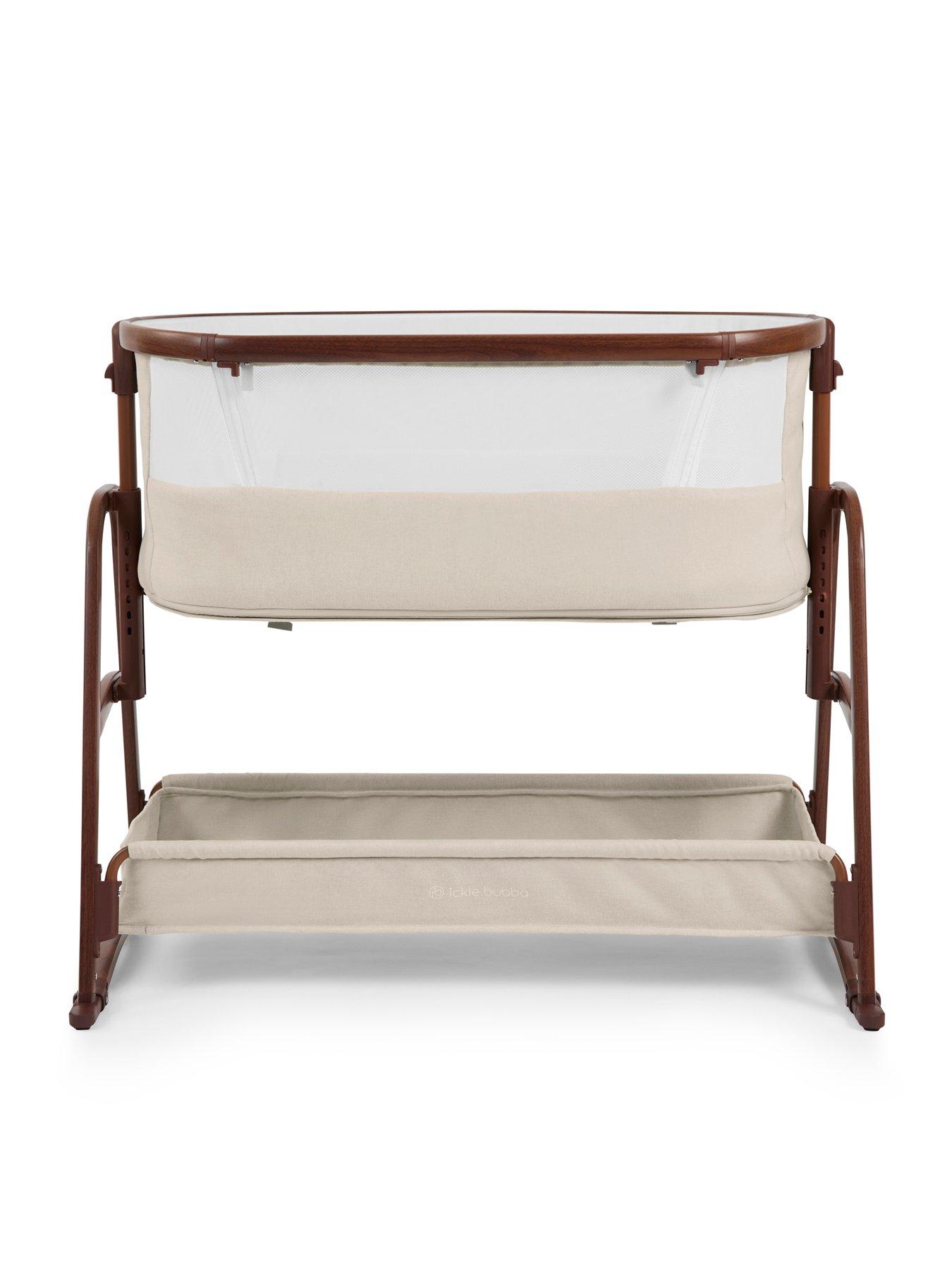 Image 4 of 7 of Ickle Bubba Bubba&amp;Me Luxe Bedside Crib - Stone