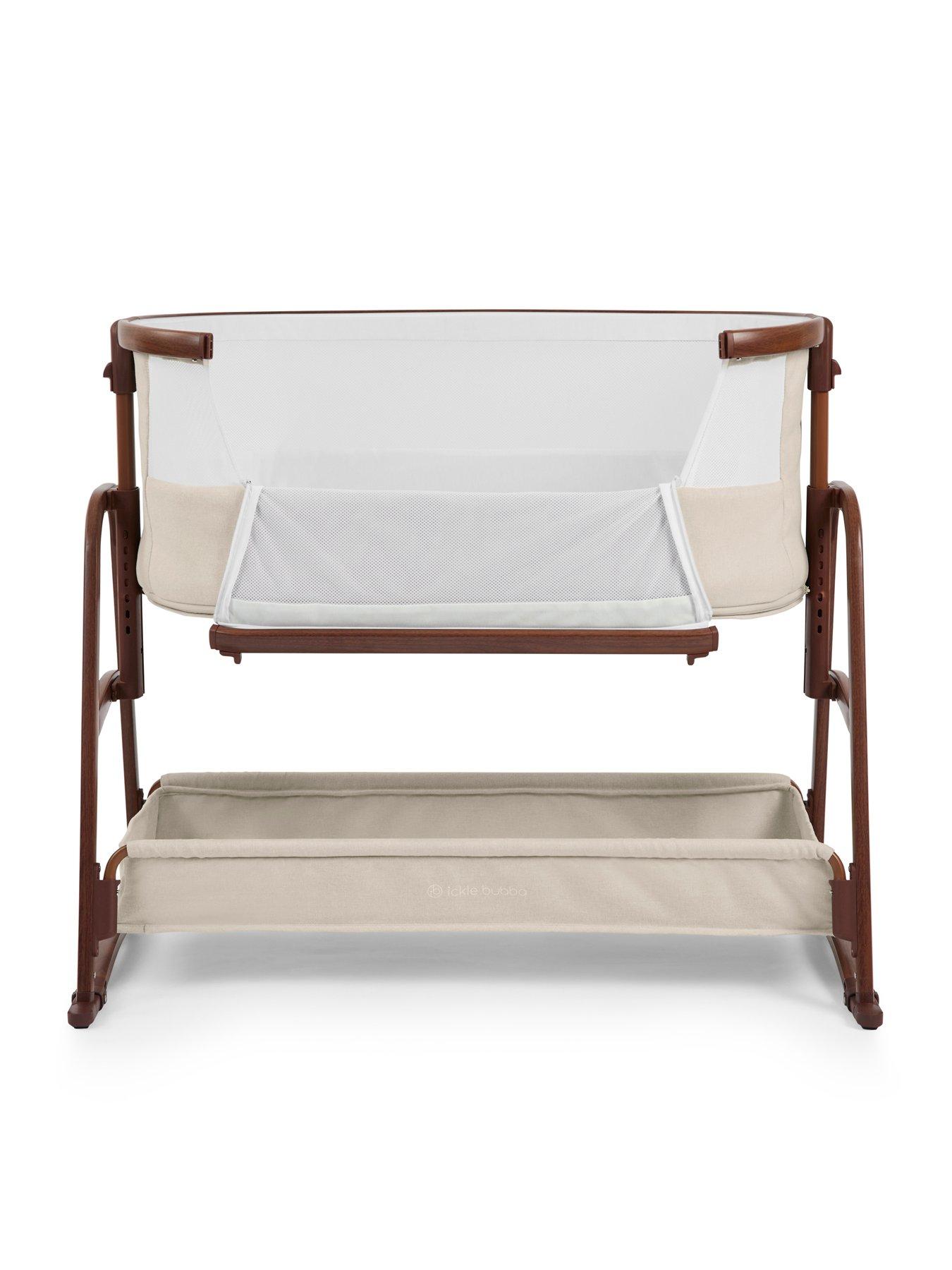 Image 5 of 7 of Ickle Bubba Bubba&amp;Me Luxe Bedside Crib - Stone