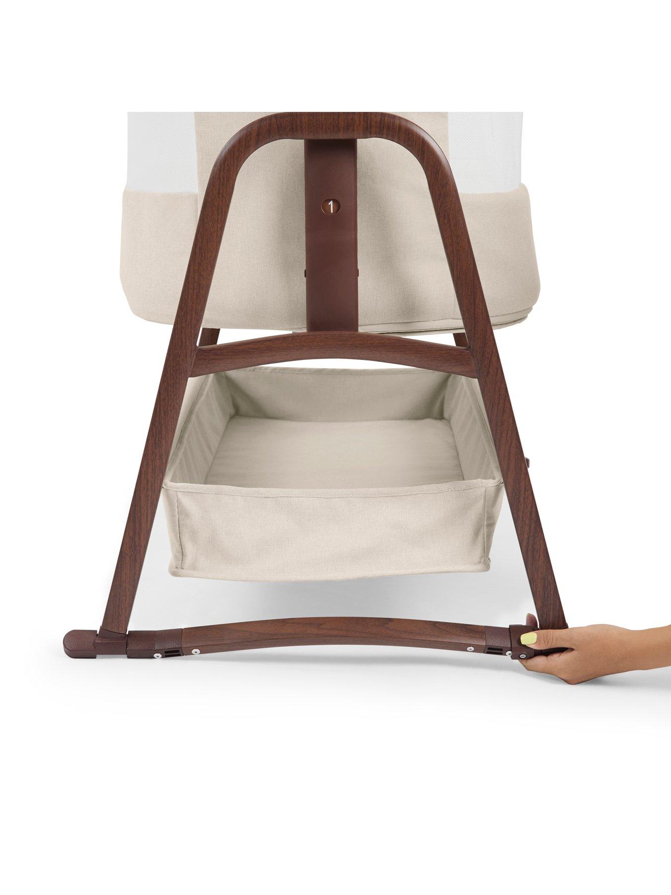 Image 6 of 7 of Ickle Bubba Bubba&amp;Me Luxe Bedside Crib - Stone