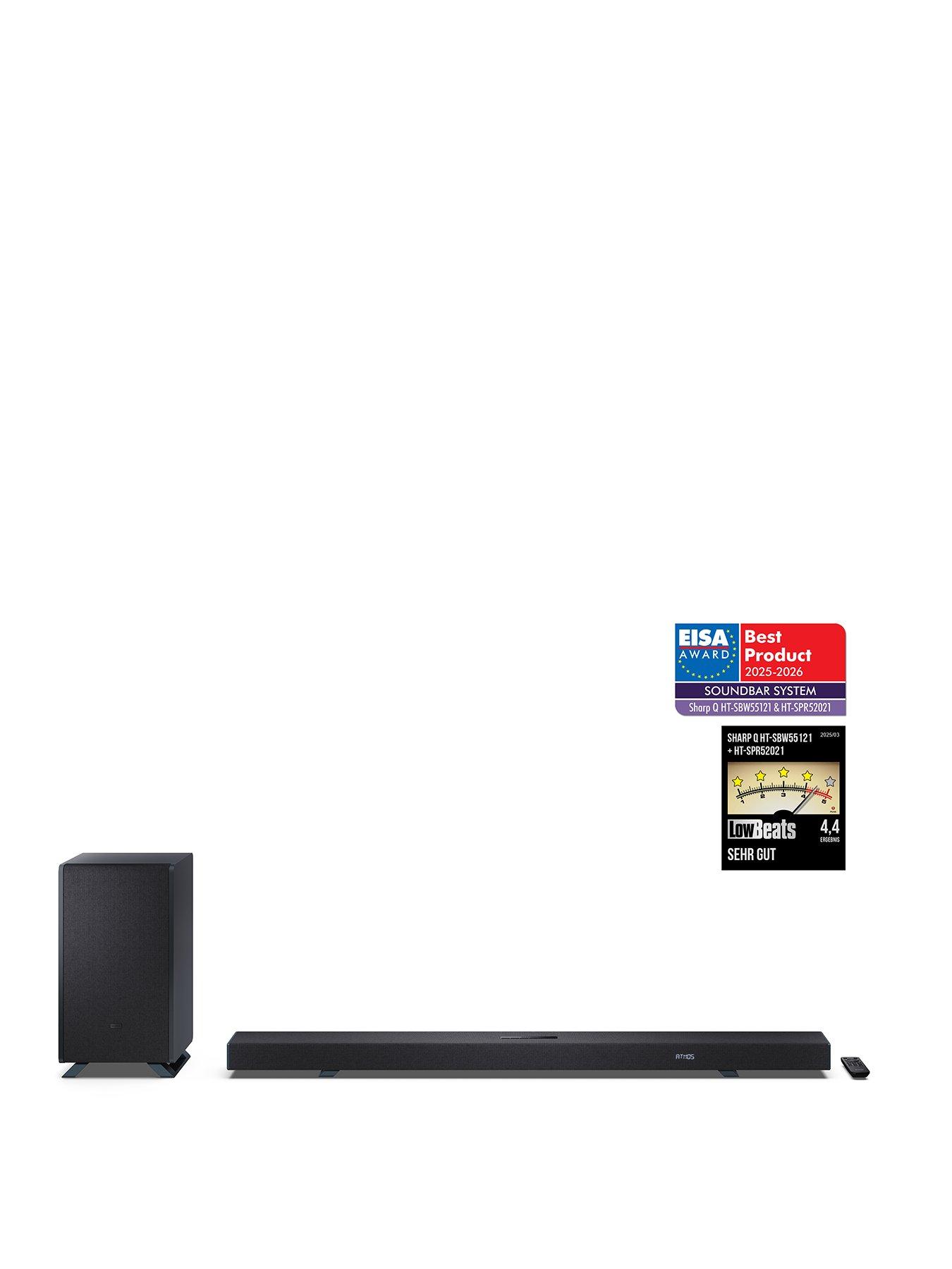 Sharp Q - Dolby Atmos - 650W Home Theatre Soundbar - Black