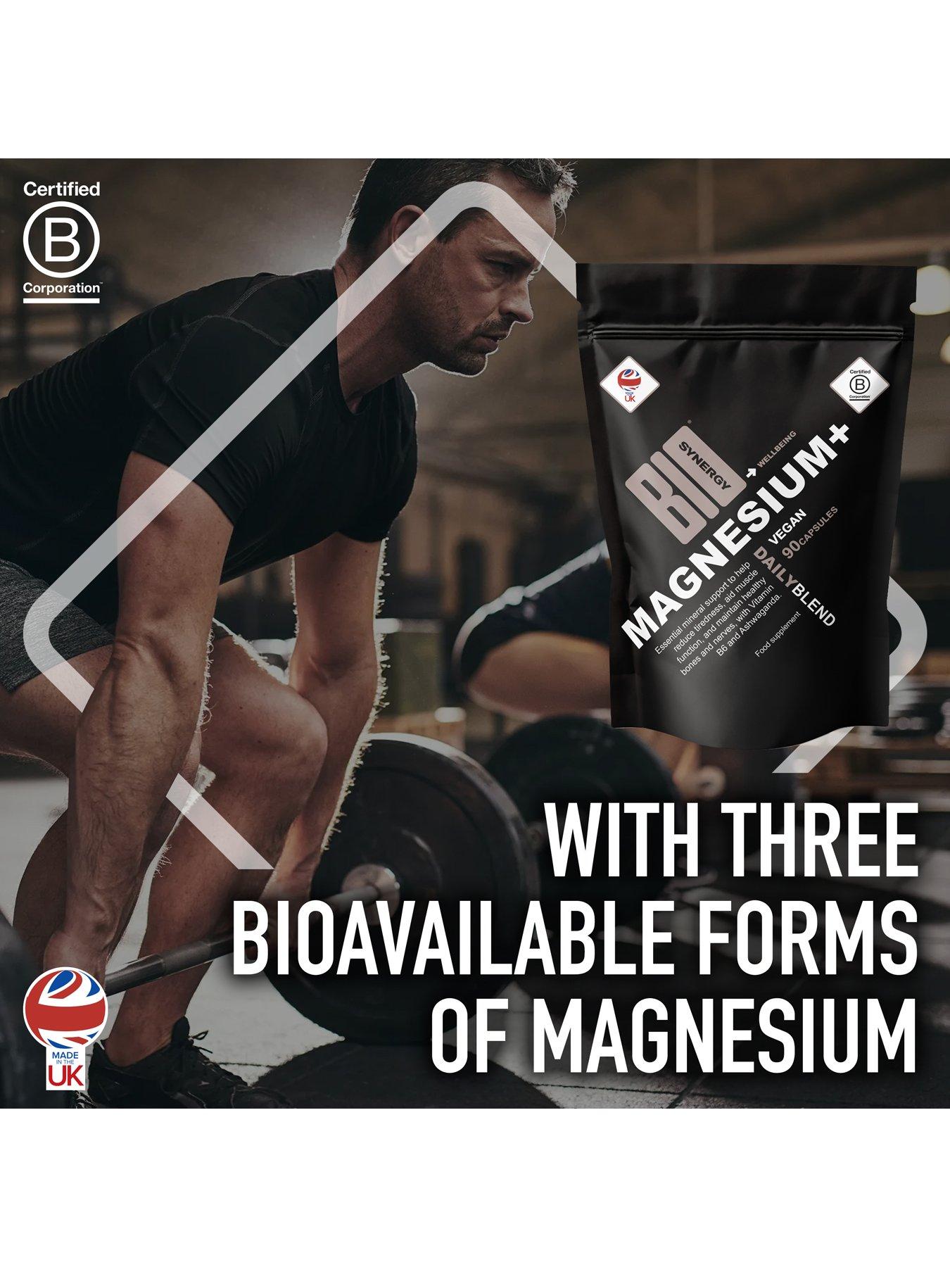 Image 5 of 6 of Bio Synergy Bio-Synergy Magnesium + with ashwagandha & B-vitamins, 90 capsules