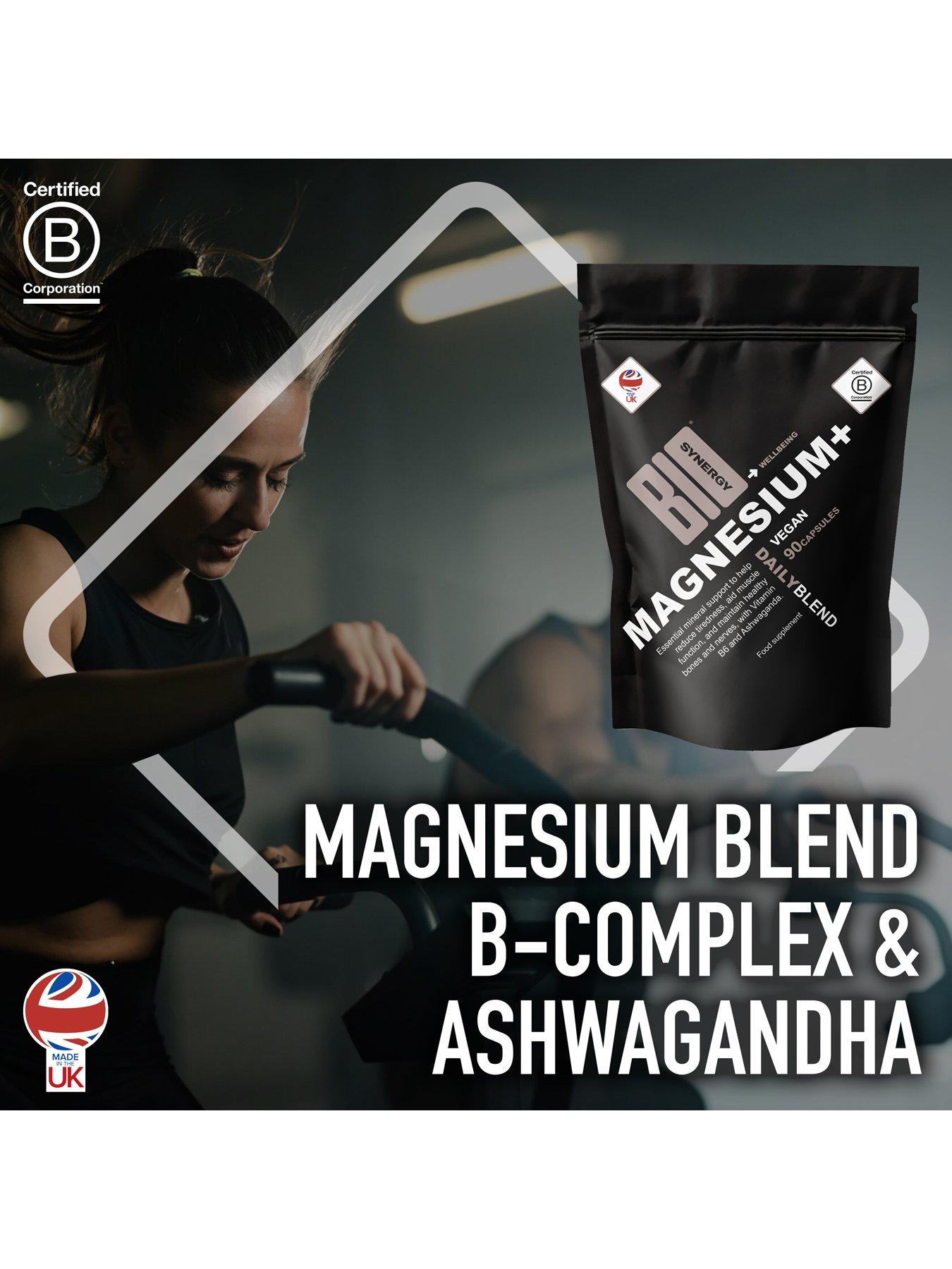 Image 6 of 6 of Bio Synergy Bio-Synergy Magnesium + with ashwagandha & B-vitamins, 90 capsules