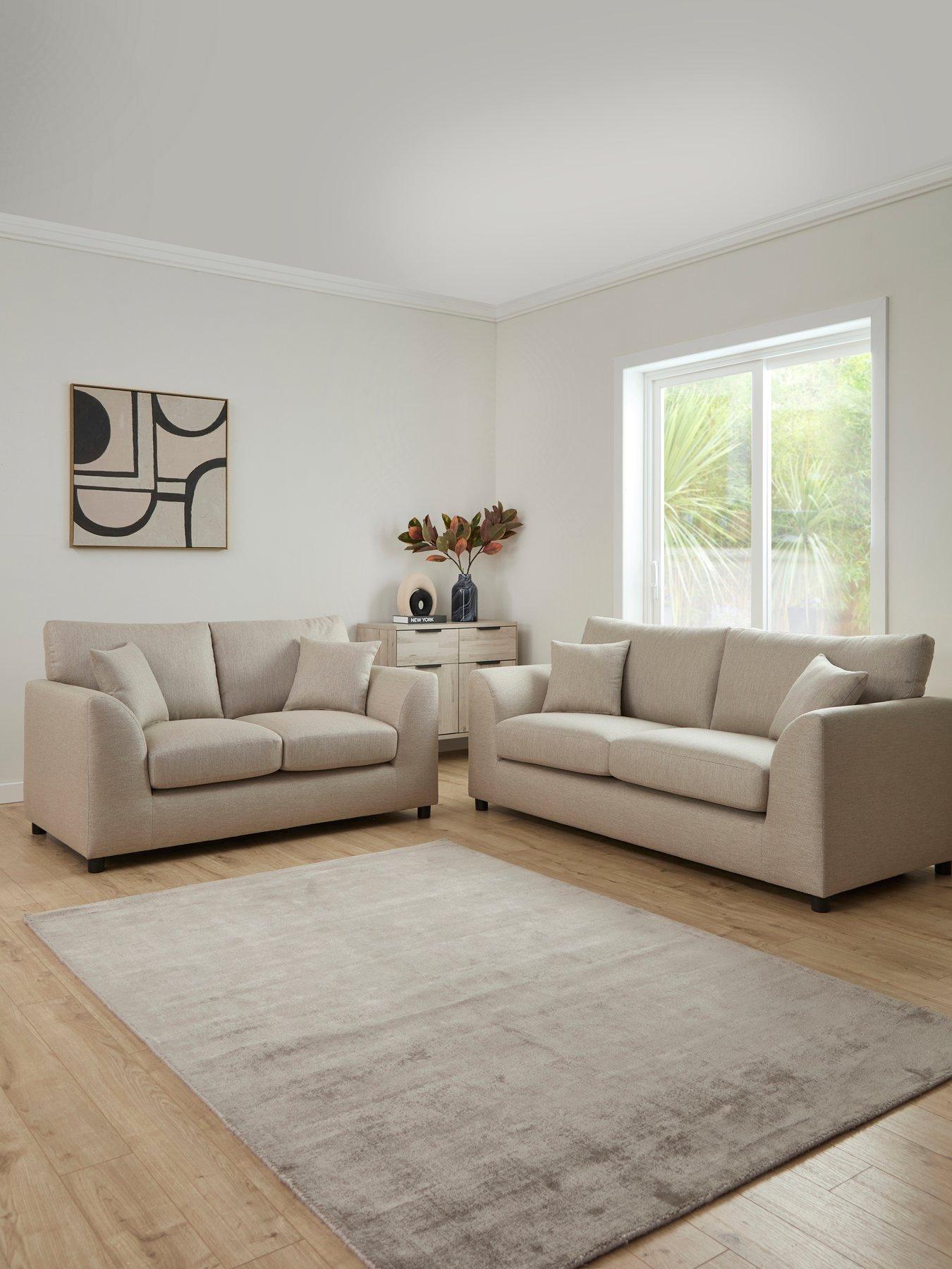 The Very Collection Liberty 3 Seater + 2 Seater Fabric Sofa Set (Buy  &  SAVE!) - FSC® Certified