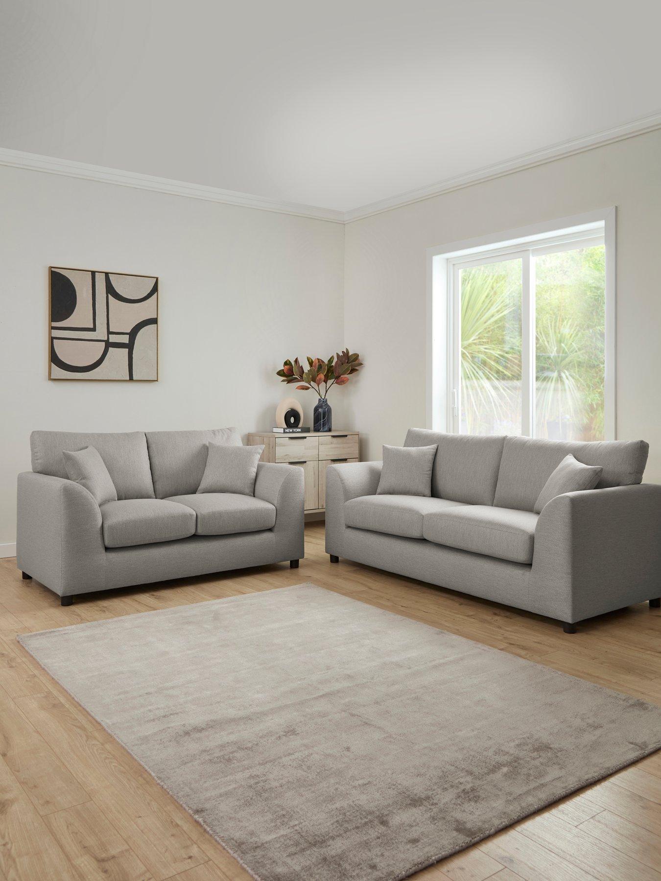 The Very Collection Liberty 3 Seater + 2 Seater Fabric Sofa Set (Buy  &  SAVE!)