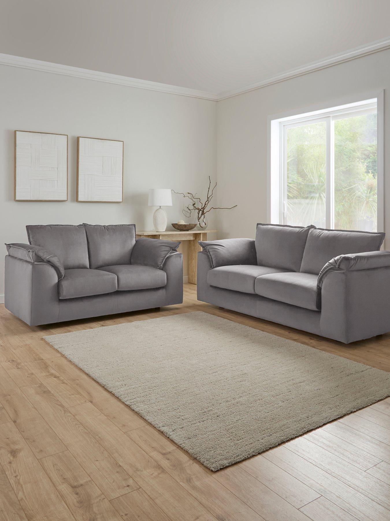The Very Collection Pimlico 3 + 2 Seater Fabric Sofa Set