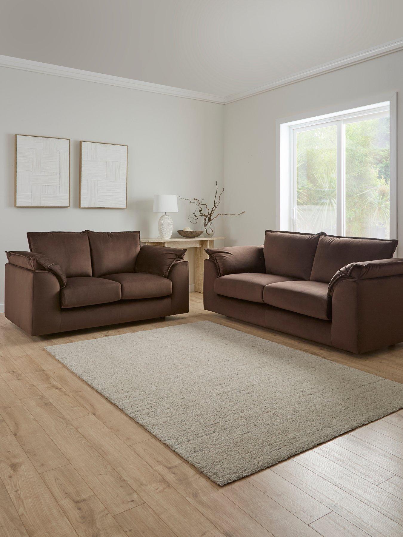 The Very Collection Pimlico 3 + 2 Seater Fabric Sofa Set