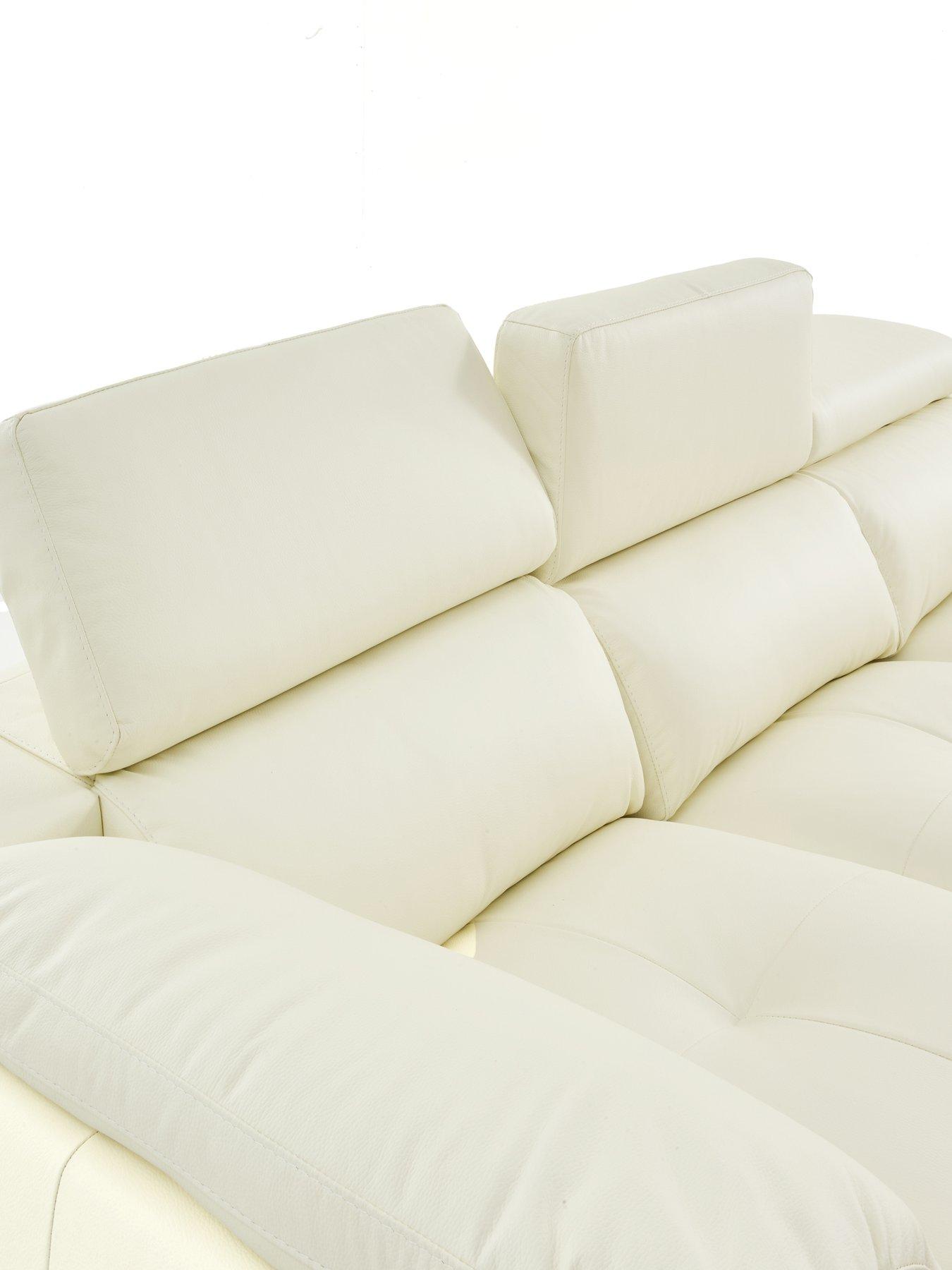 Image 5 of 6 of The Very Collection Brady Italian Leather Left Hand 2 Seater Chaise - FSC&reg; Certified