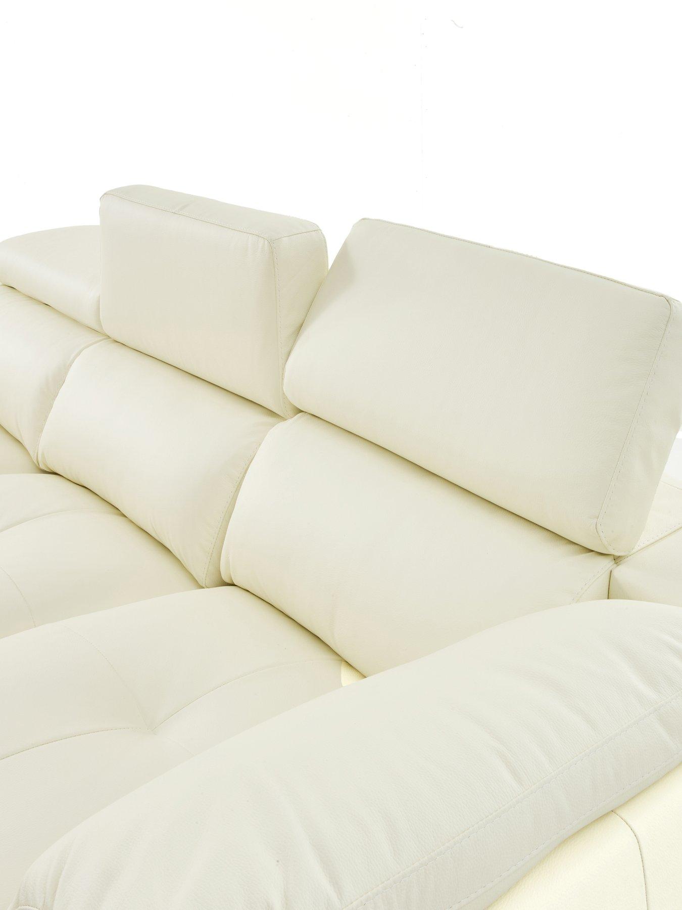 Image 5 of 6 of The Very Collection Brady Italian Leather Right Hand 2 Seater Chaise - FSC&reg; Certified