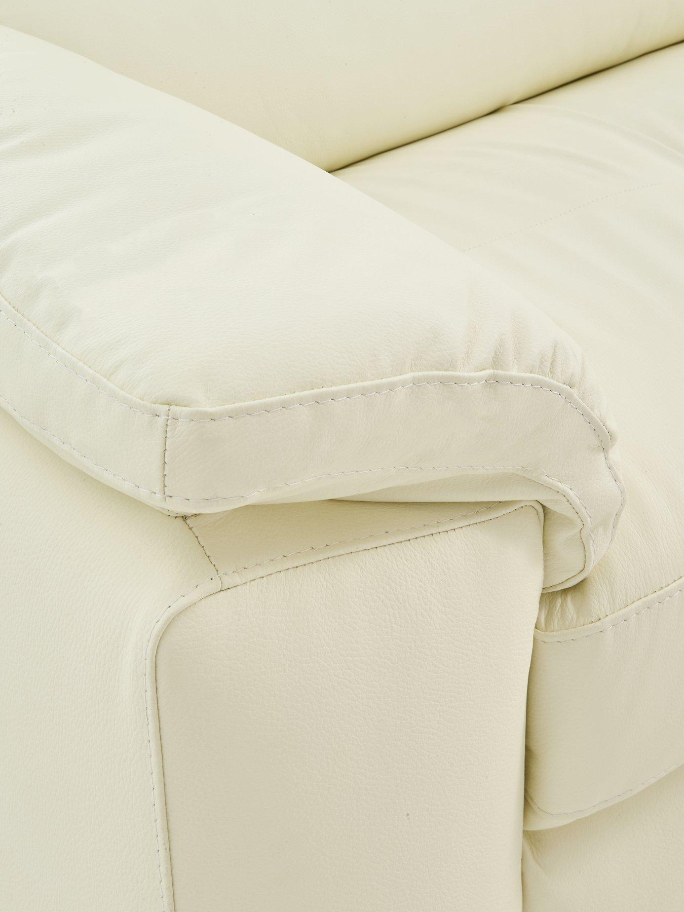 Image 5 of 7 of The Very Collection Brady Italian Leather 4 Seater Sofa