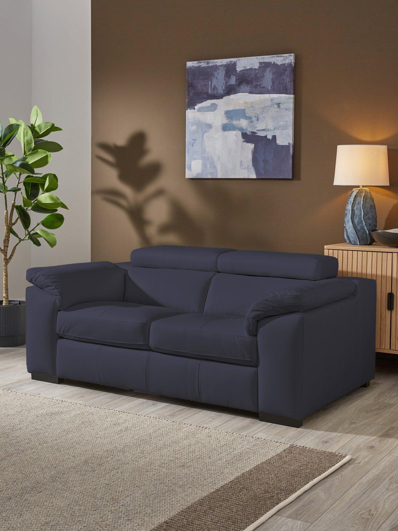 The Very Collection Brady Italian Leather 2 Seater Sofa