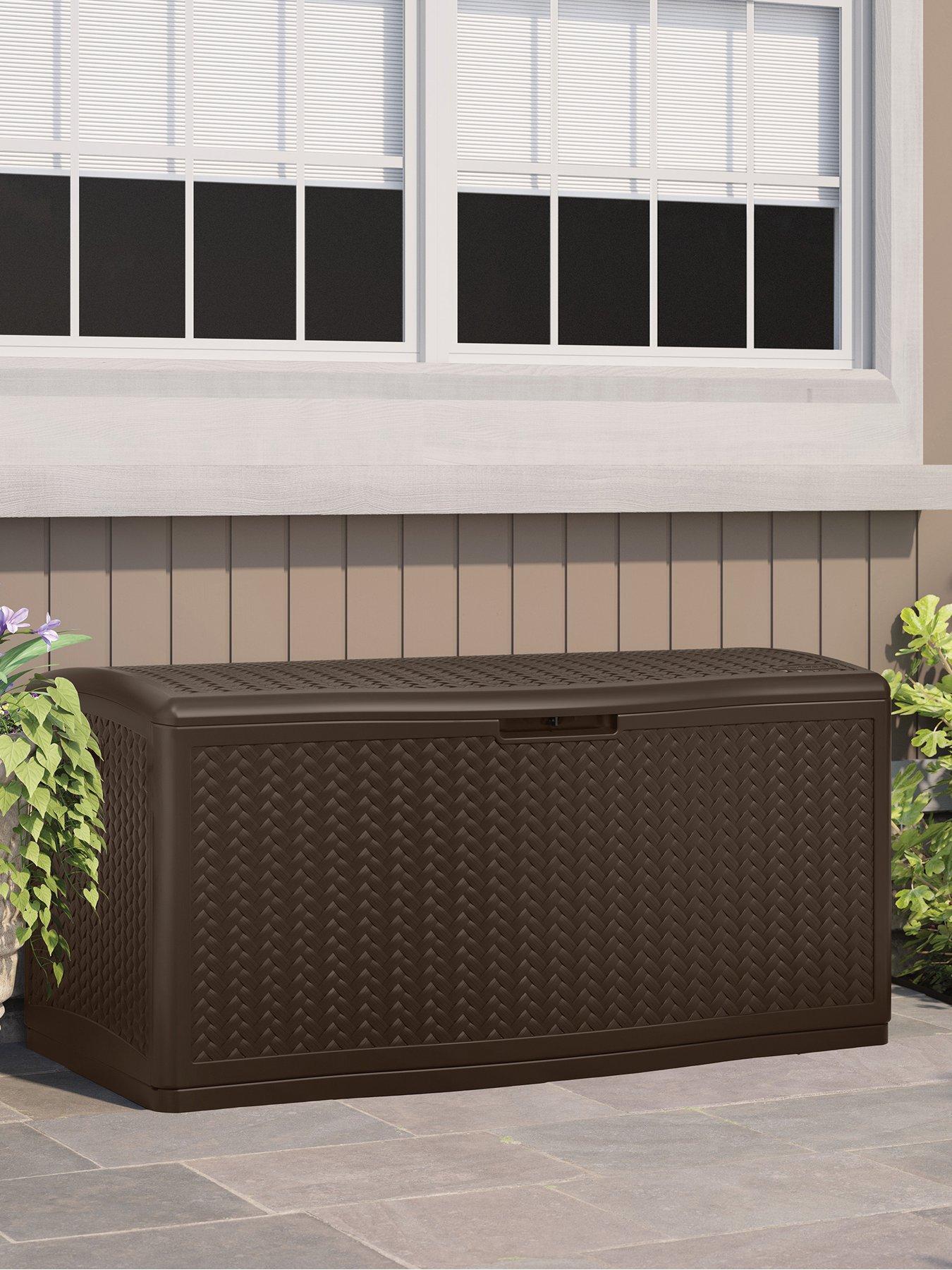 Image 3 of 8 of Suncast Minnesota 469L Storage Box - Java Brown