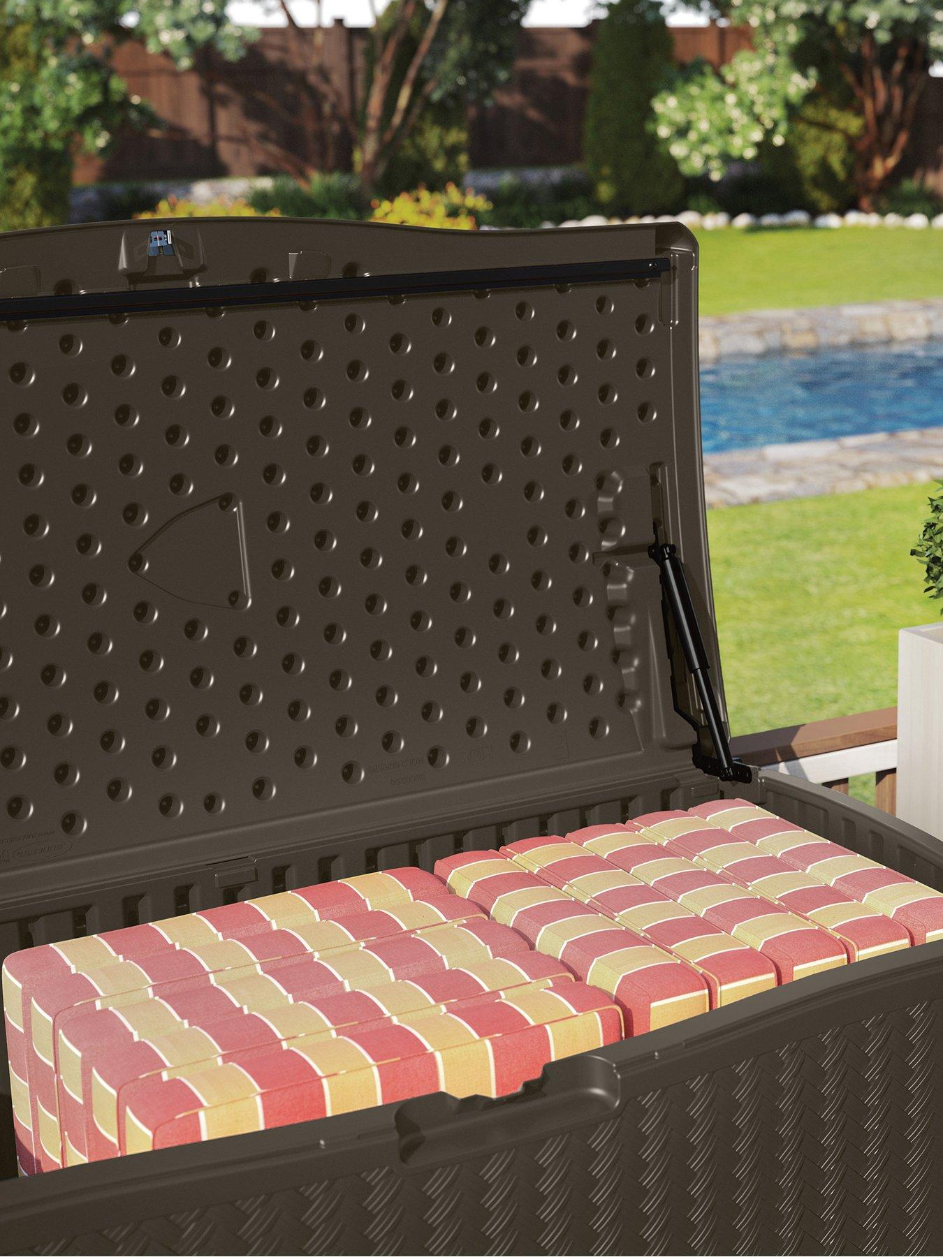 Image 5 of 8 of Suncast Minnesota 469L Storage Box - Java Brown