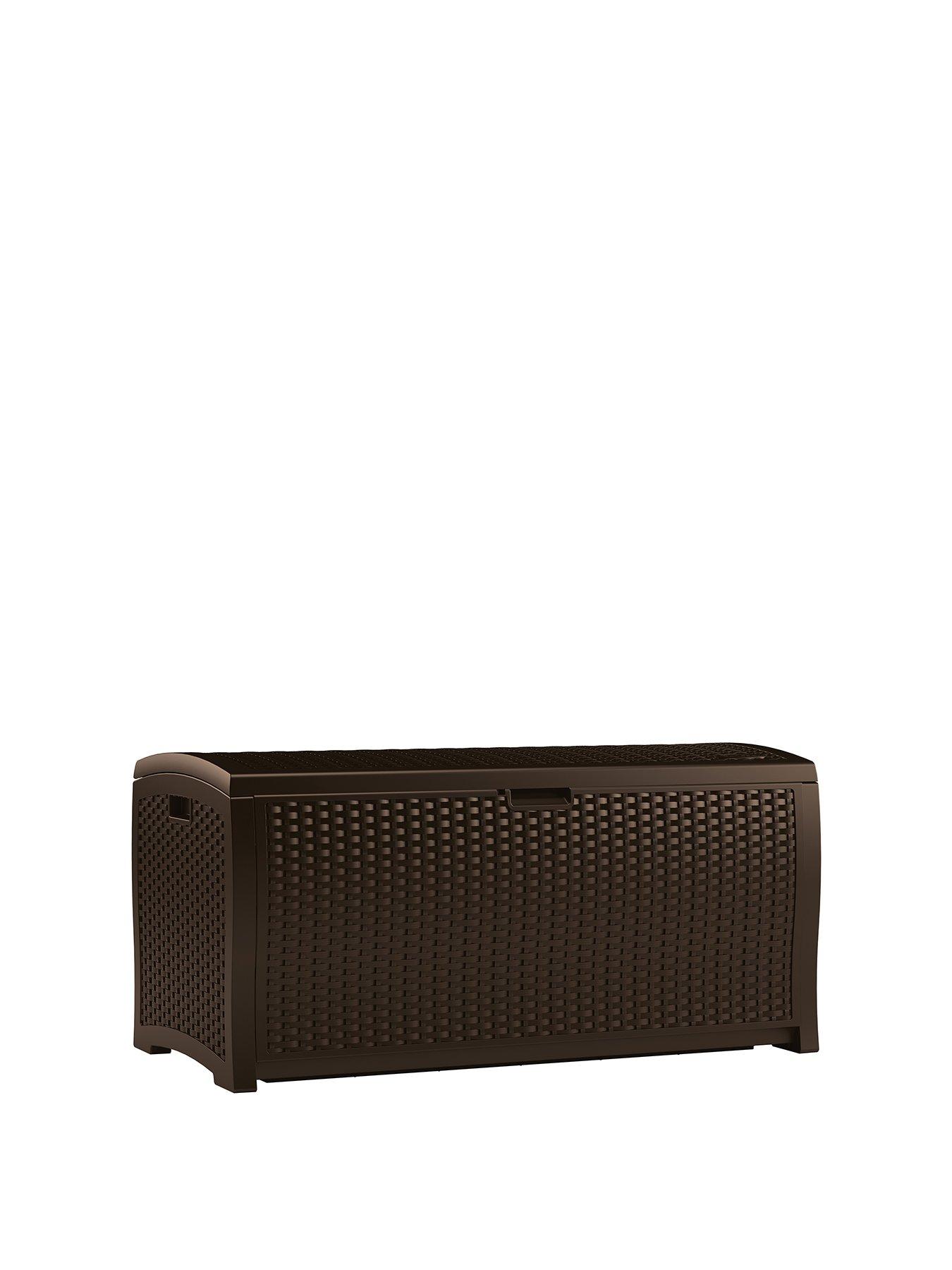 Image 2 of 8 of Suncast Missouri 375L Storage Box - Java Brown