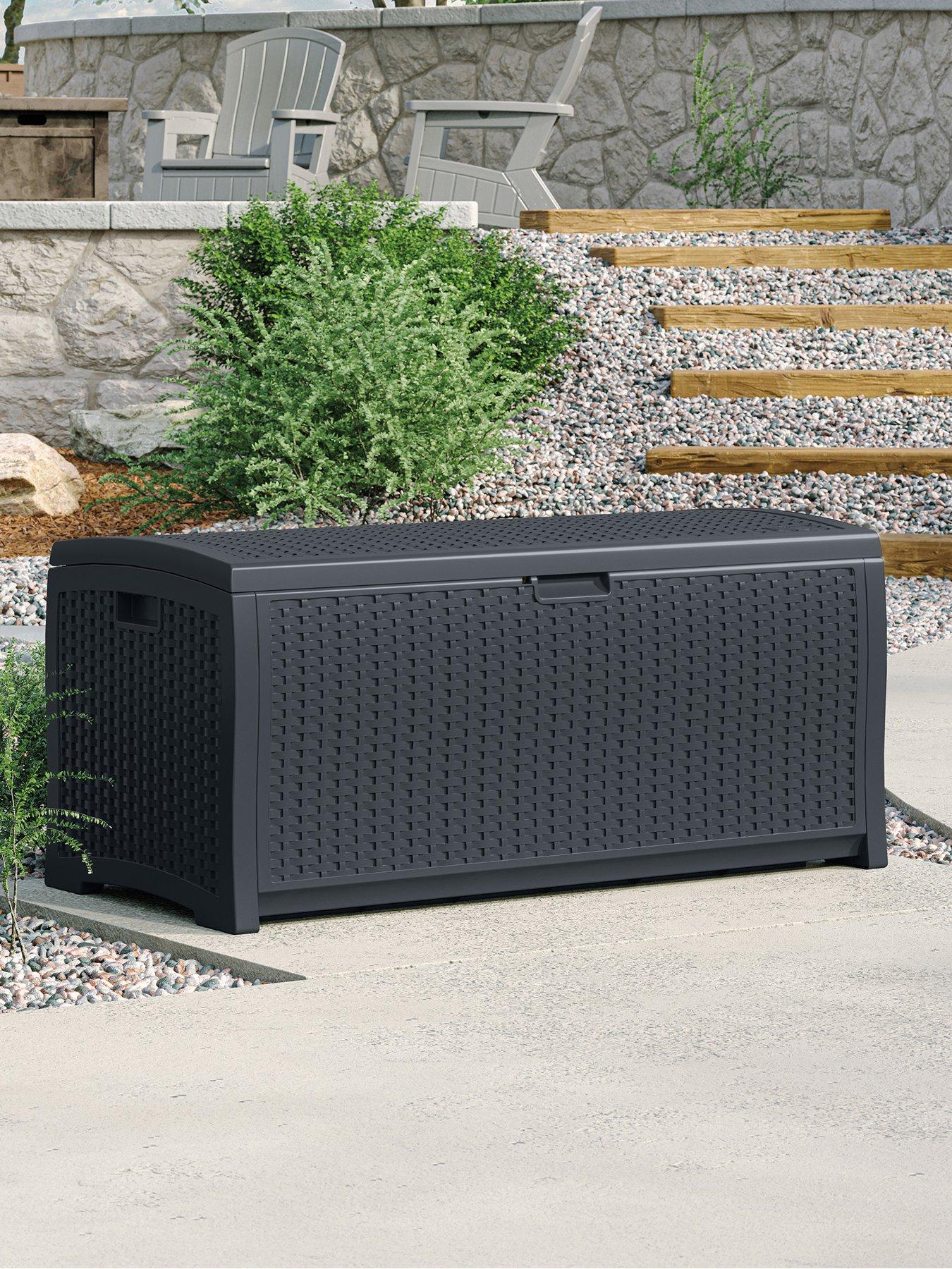 Suncast Missouri 276L Storage Box - Cyberspace Grey