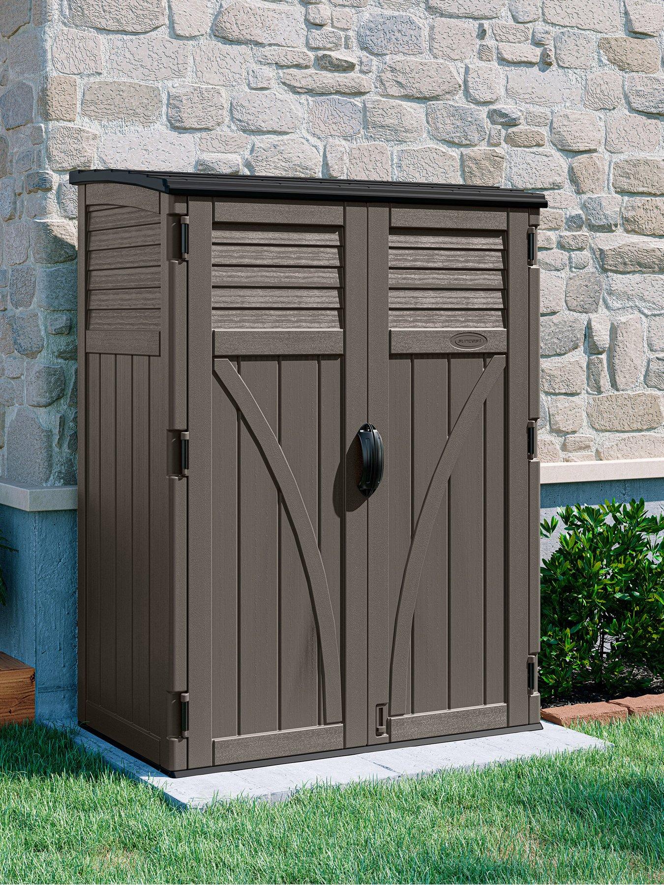 Suncast Aston Large Storage Cabinet - Stone Grey