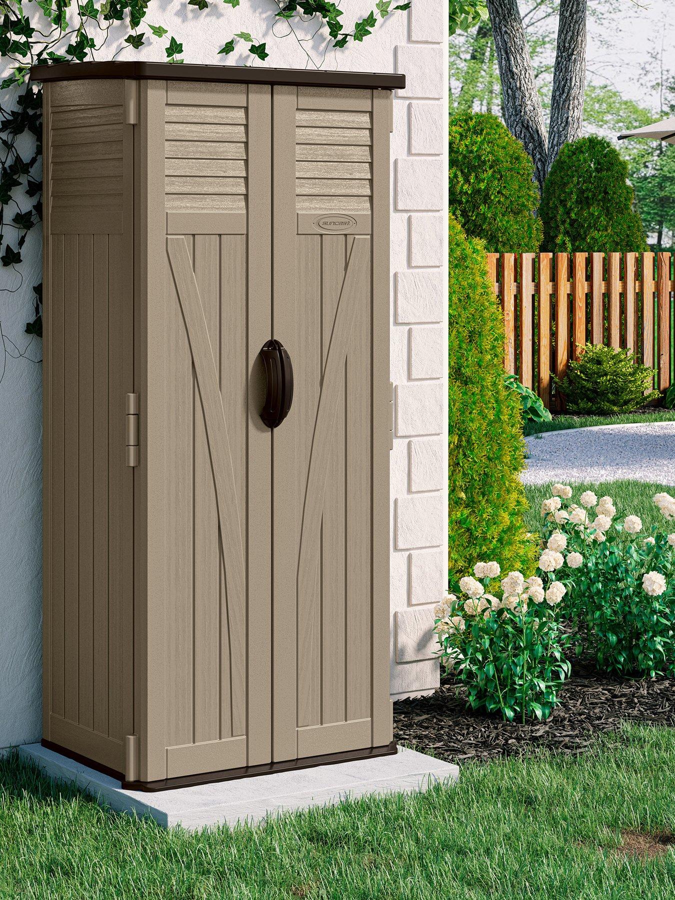 Image 3 of 5 of Suncast Aston Storage Cabinet - Sand