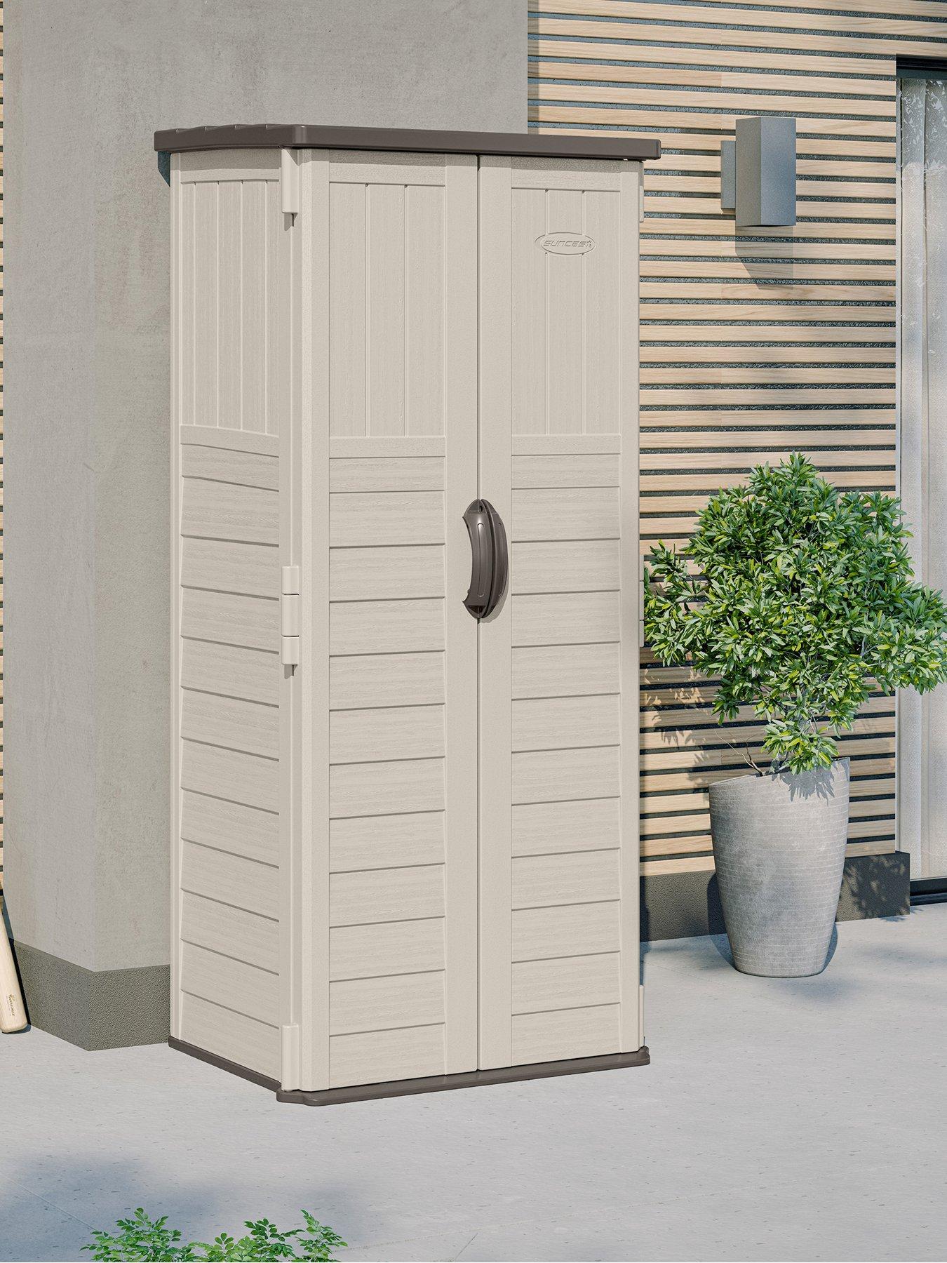 Image 3 of 5 of Suncast Mannington Storage Cabinet - Vanilla