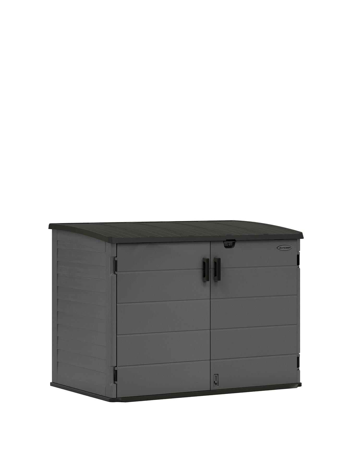 Image 2 of 7 of Suncast Moda Stow-Away Large Store - Peppercorn Grey