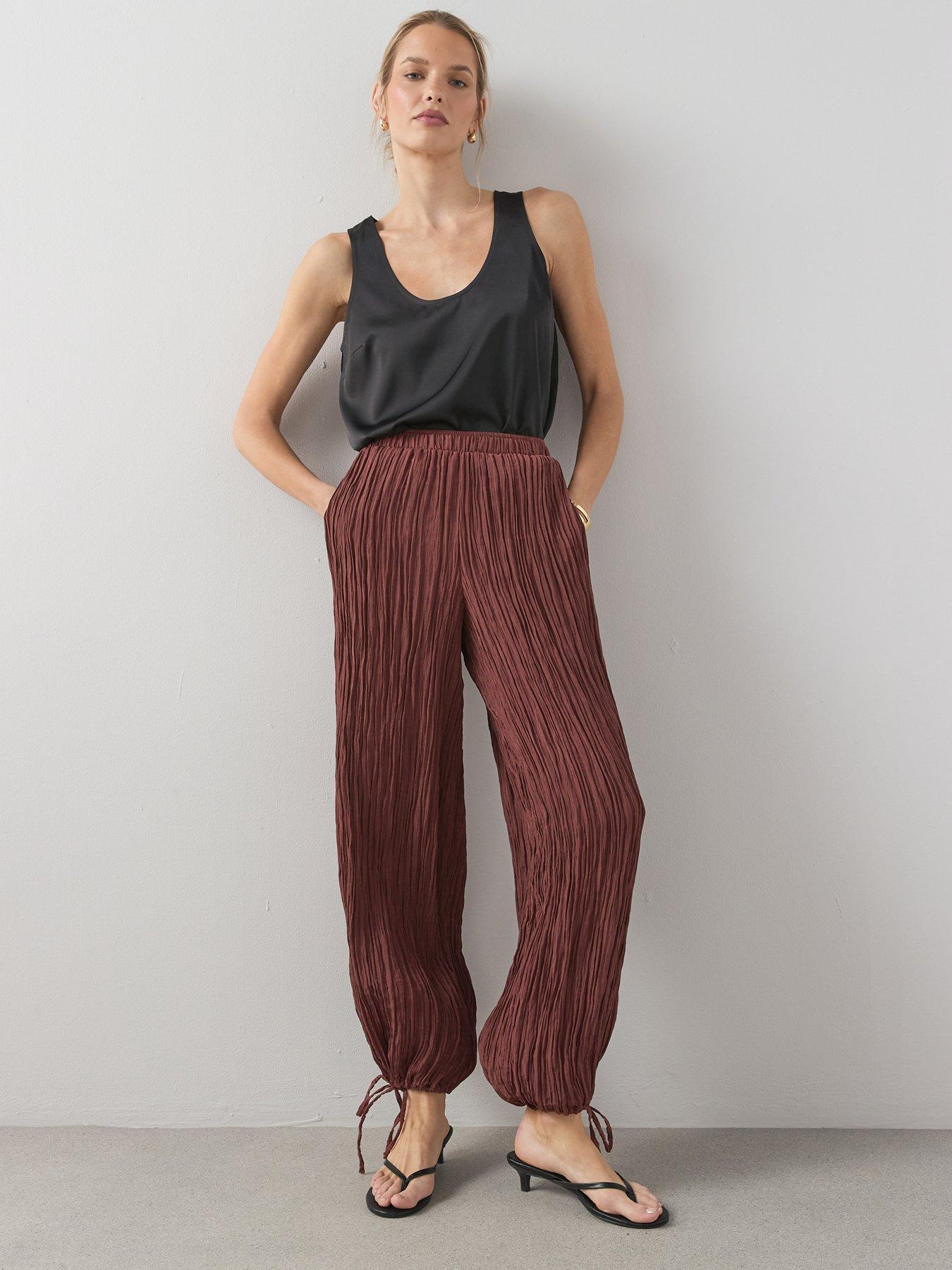 The Very Collection Balloon Trouser - Brown