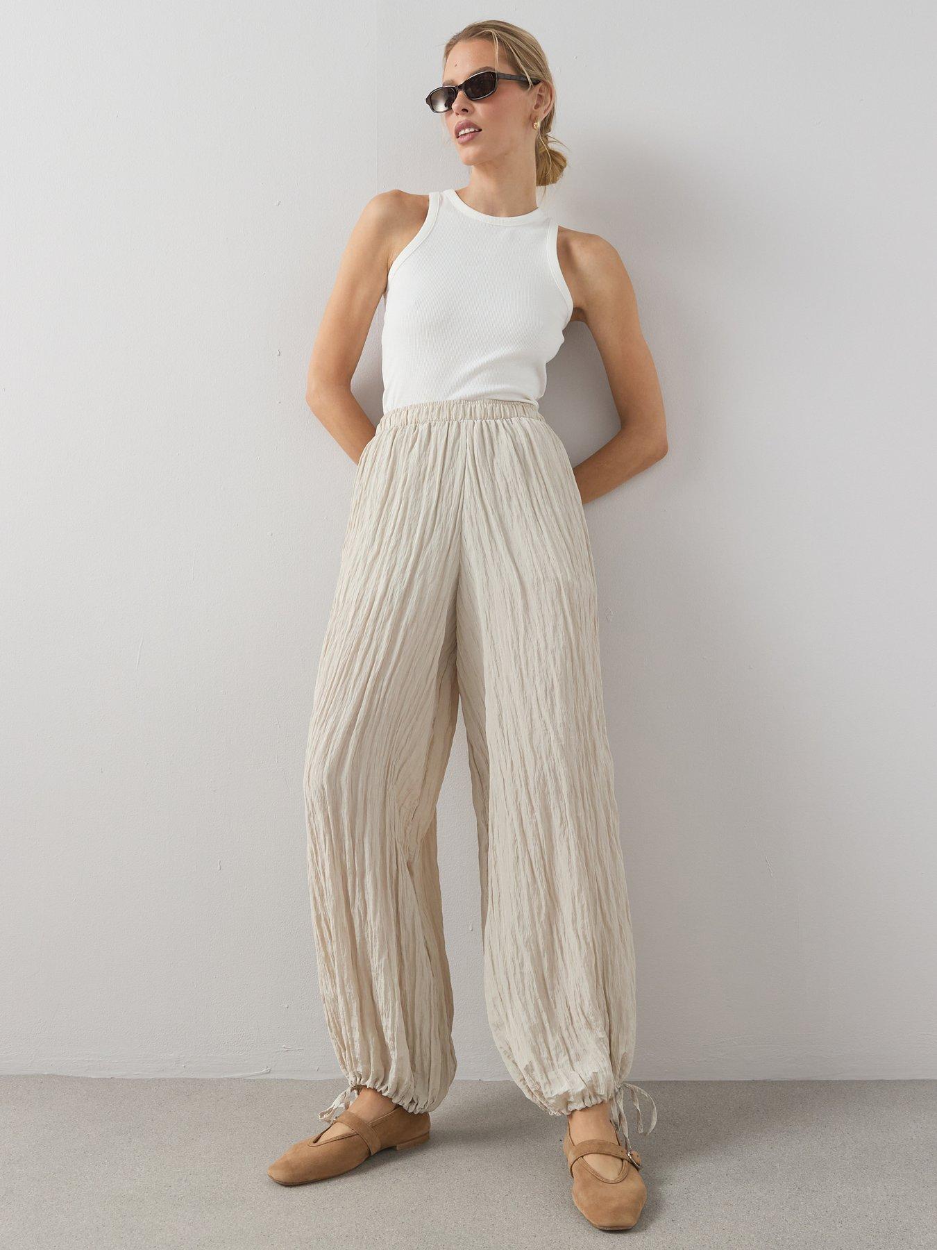 The Very Collection Harem Trouser - Cream