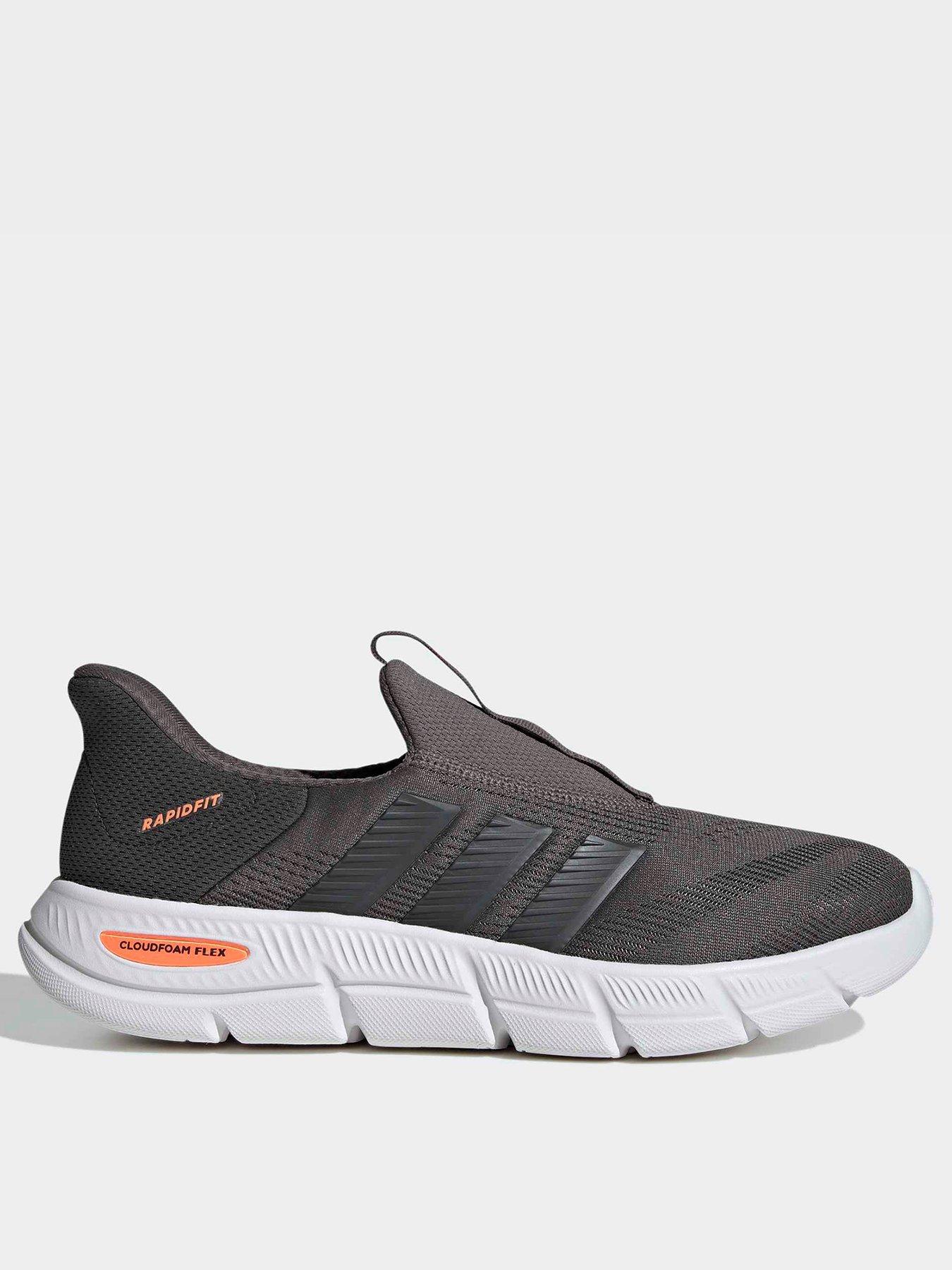 adidas Sportswear Mens Cloudfoam Flex Lounge Rapid - Dark Grey