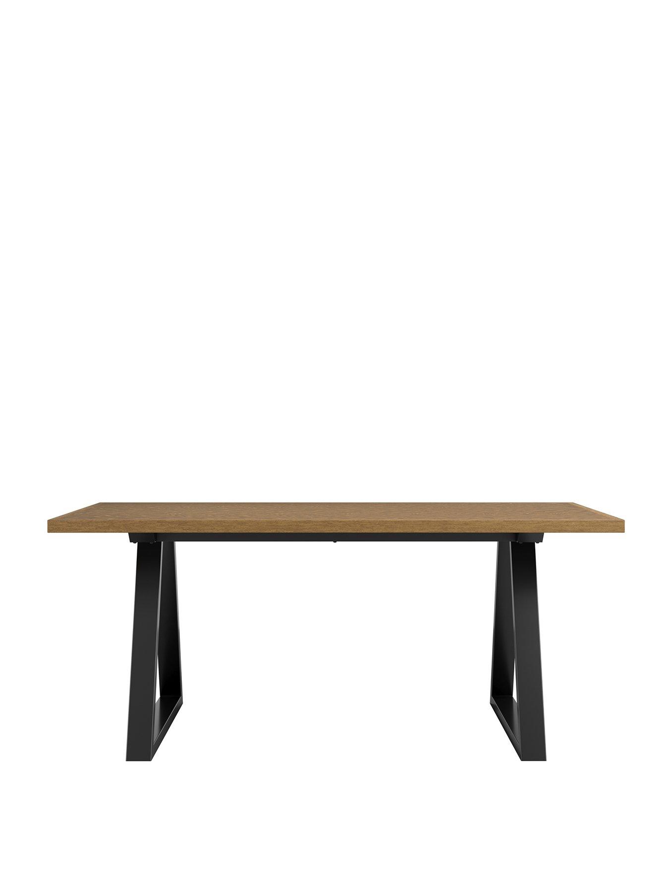 Image 2 of 5 of OTI Hyde Whiskey / Black Dining Table