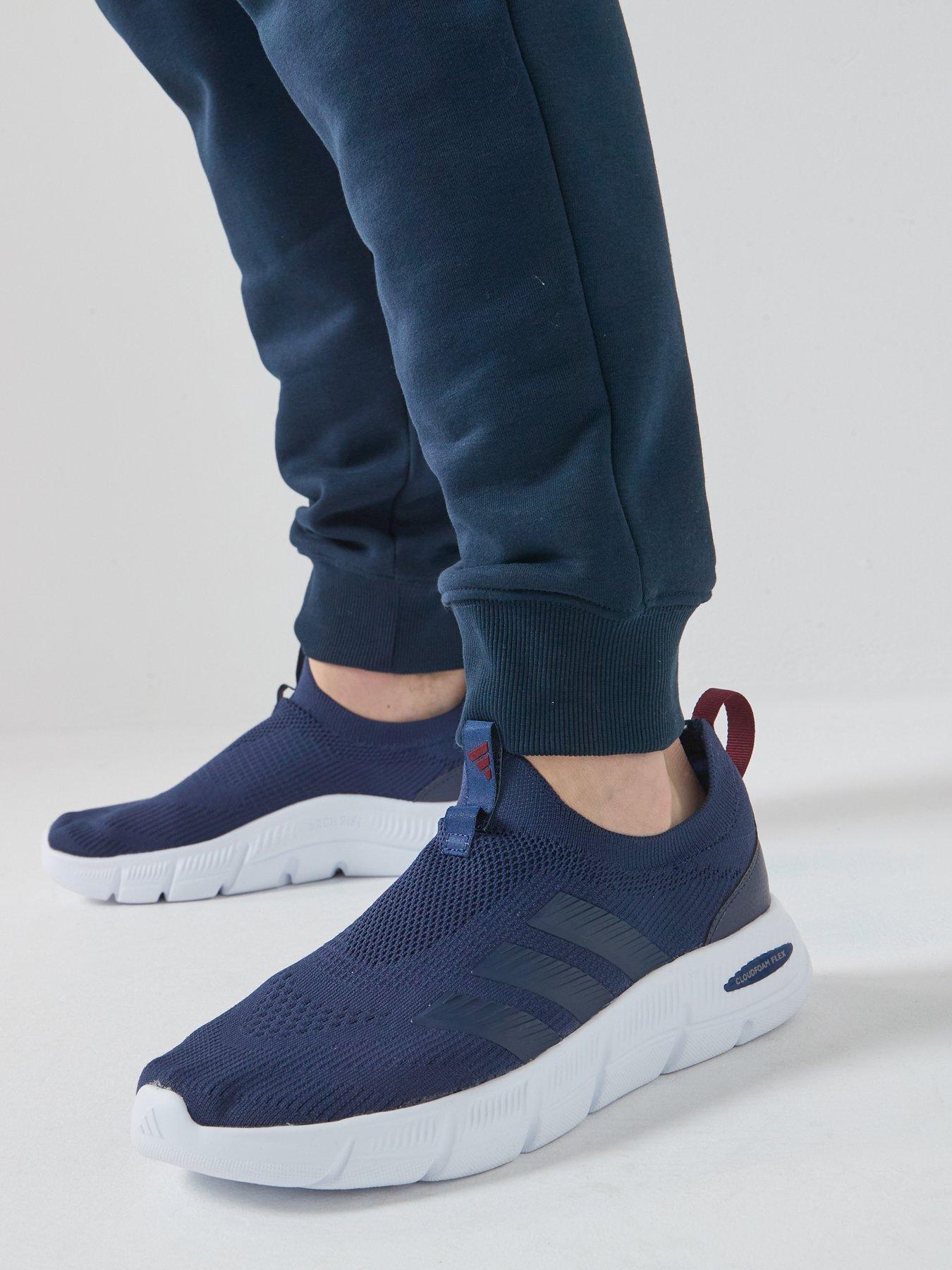 Adidas Sportswear Mens Cloudfoam Flex Sock Trainers - Blue