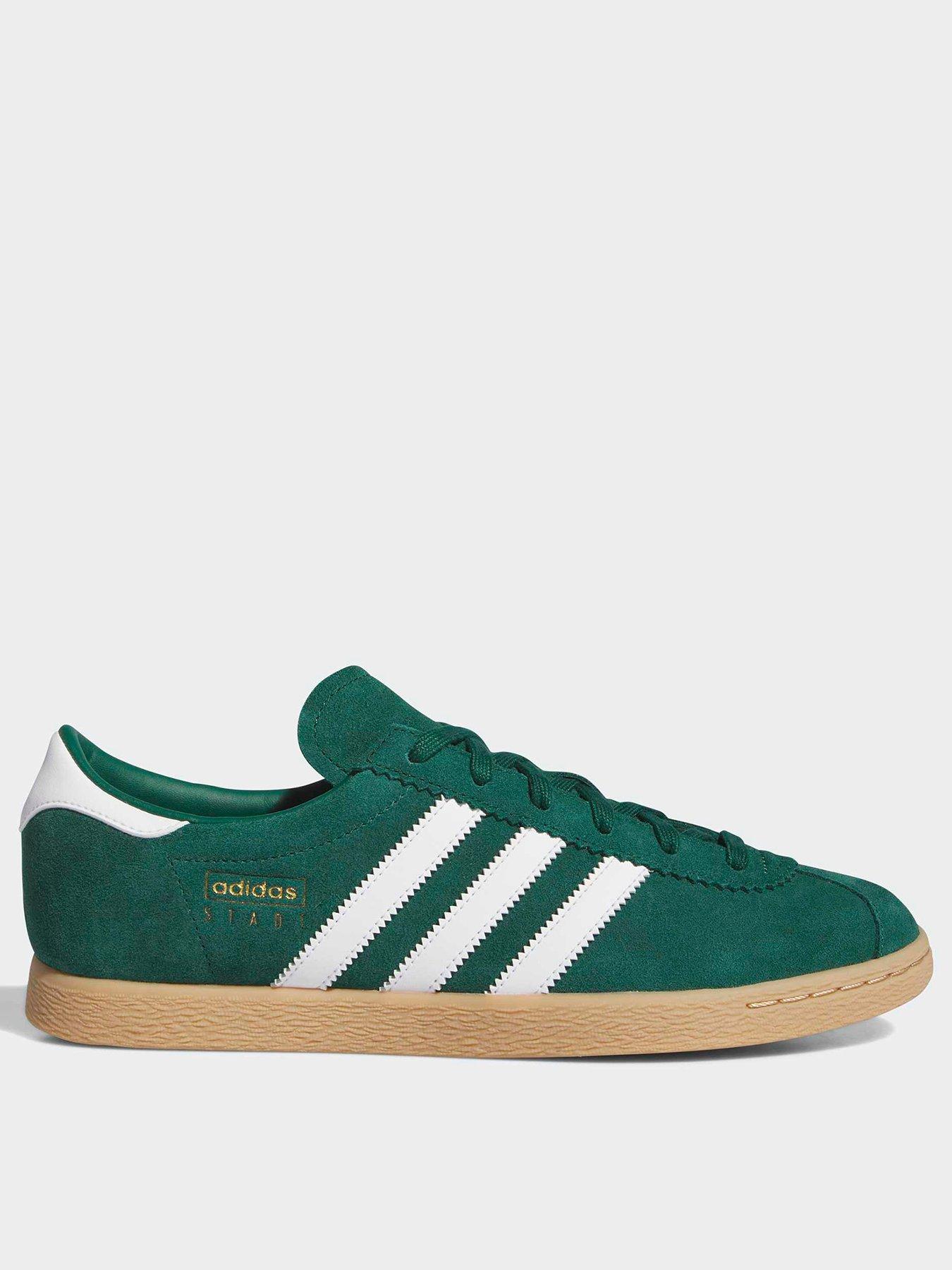 Image 1 of 7 of adidas Originals Unisex Stadt Trainers - Green