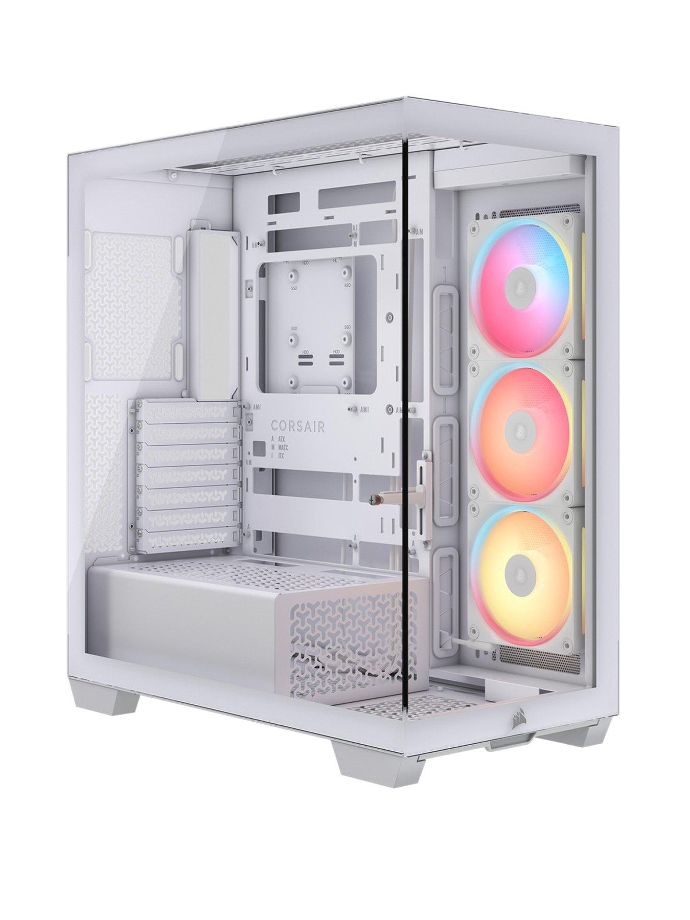 CORSAIR 3500X LXR LINK Tempered Glass Mid-Tower - White