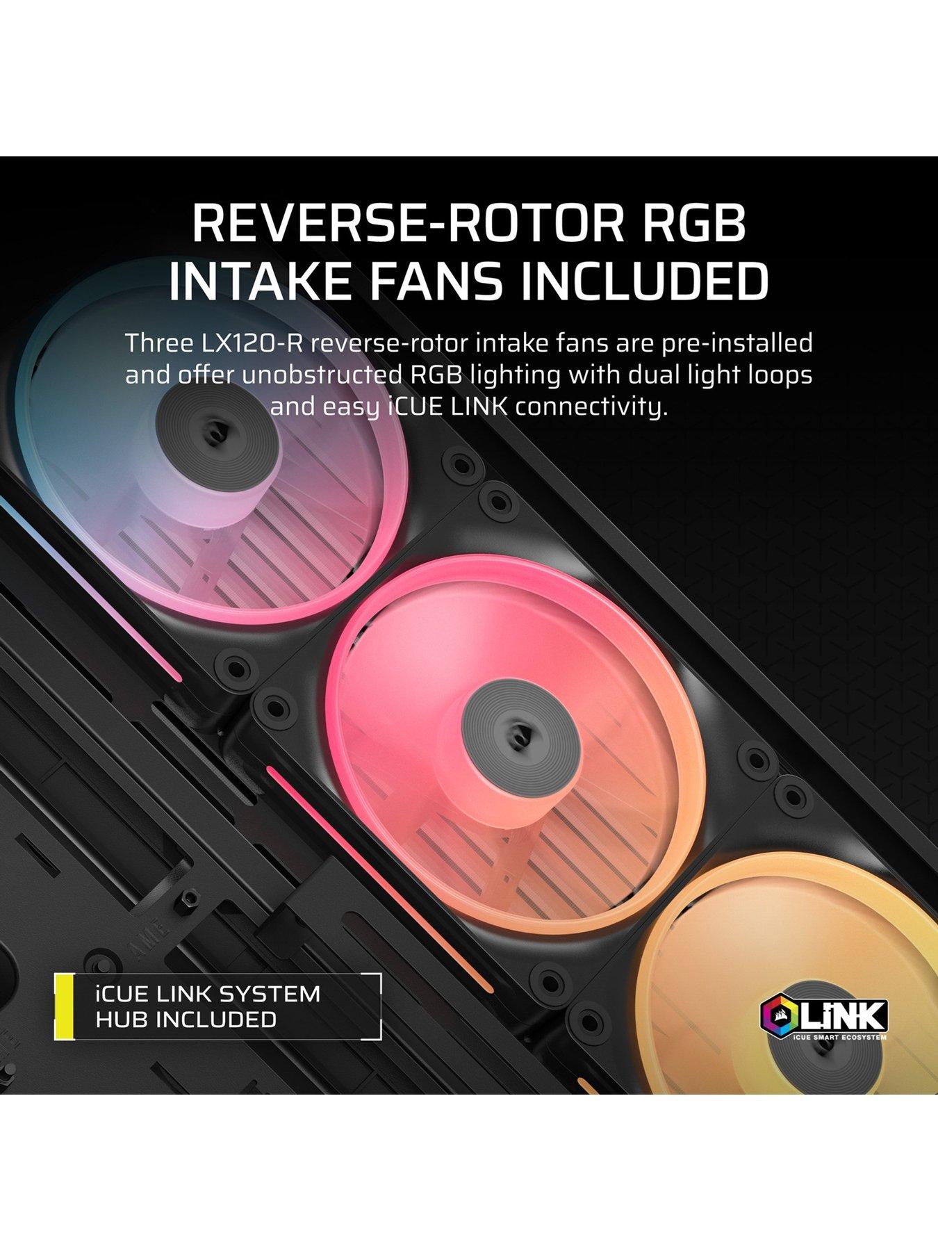 Image 5 of 7 of CORSAIR FRAME 4500X RS-R ARGB Tempered Glass Mid-Tower - Black
