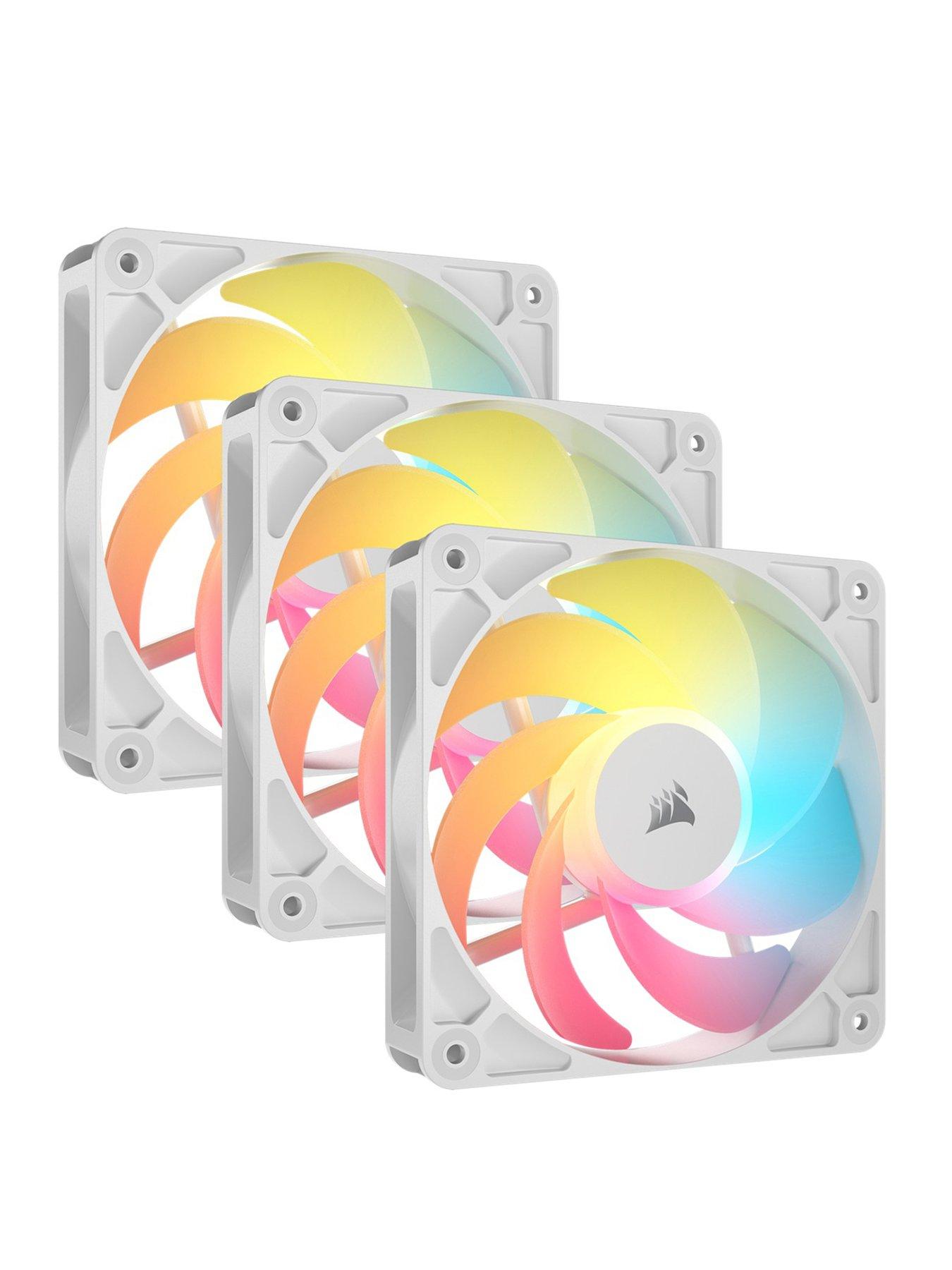 CORSAIR RS120-R ARGB White - 120mm ARGB Fan - Triple Pack