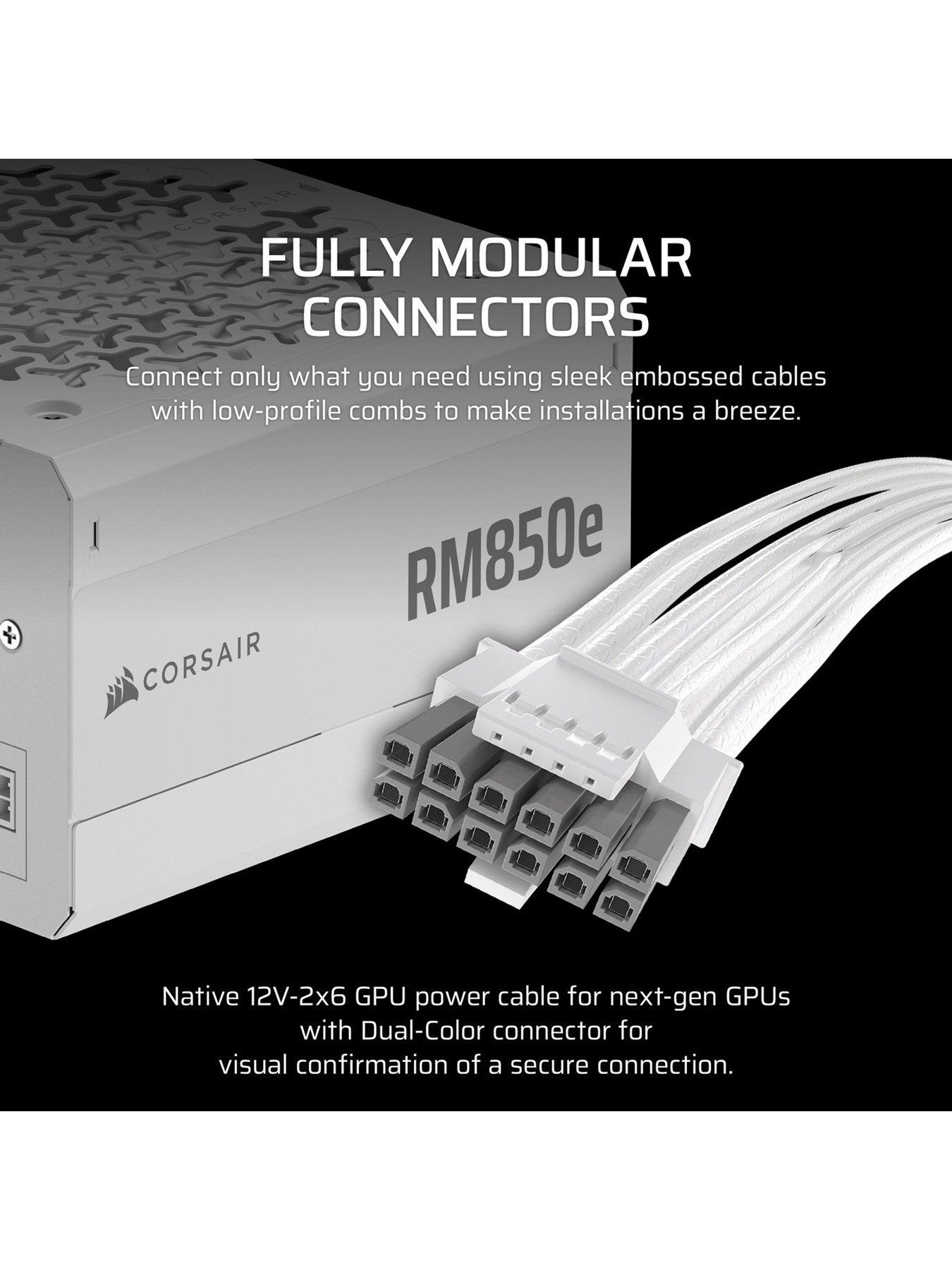 CORSAIR RMe White Series - RM850e White - 850 Watt - ATX 3.1