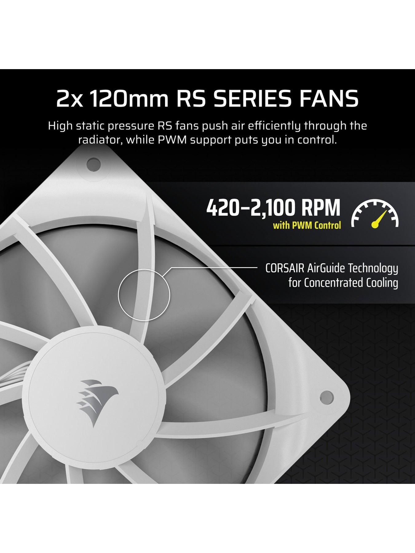 Image 5 of 7 of CORSAIR NAUTILUS 240 LCD White - 240mm Radiator - Liquid CPU Cooler