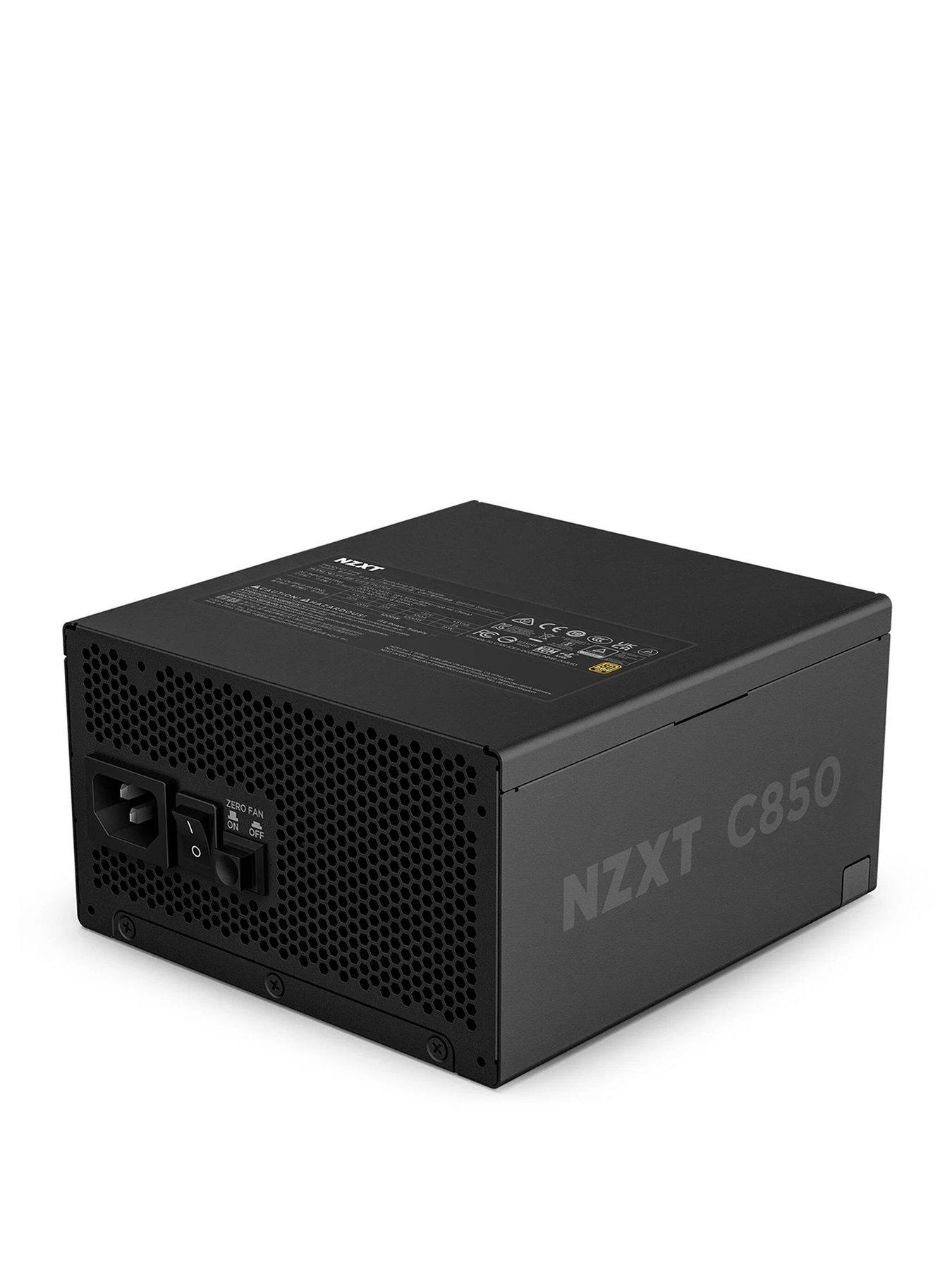 NZXT ATX 3.1 850 Watt 80 Plus Gold Fully Modular Low-Noise Power Supply, UK Power Cord