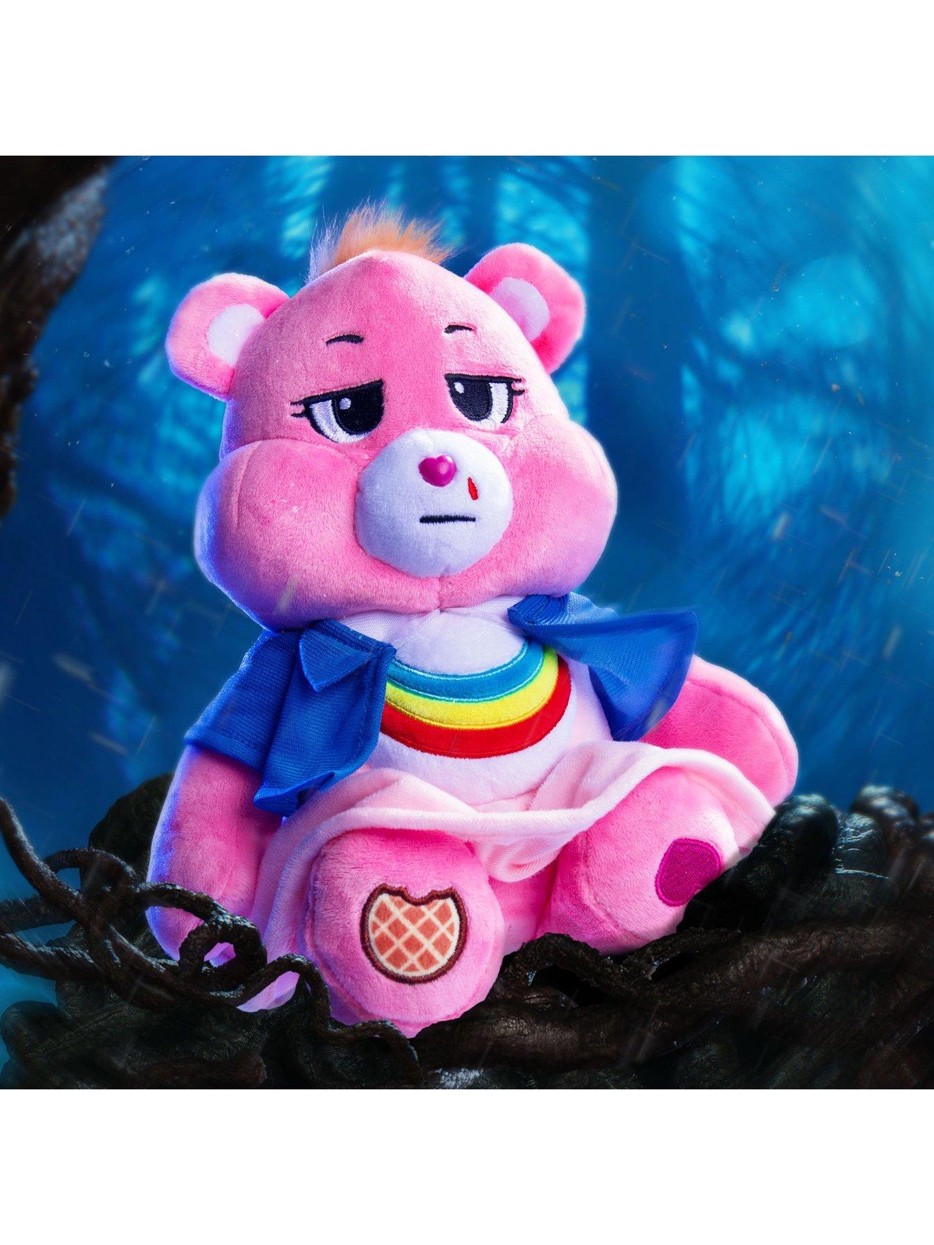 Image 2 of 8 of Care Bears x Stranger Things 2pk (Cheer as Eleven and Grumpy as Demogorgon)