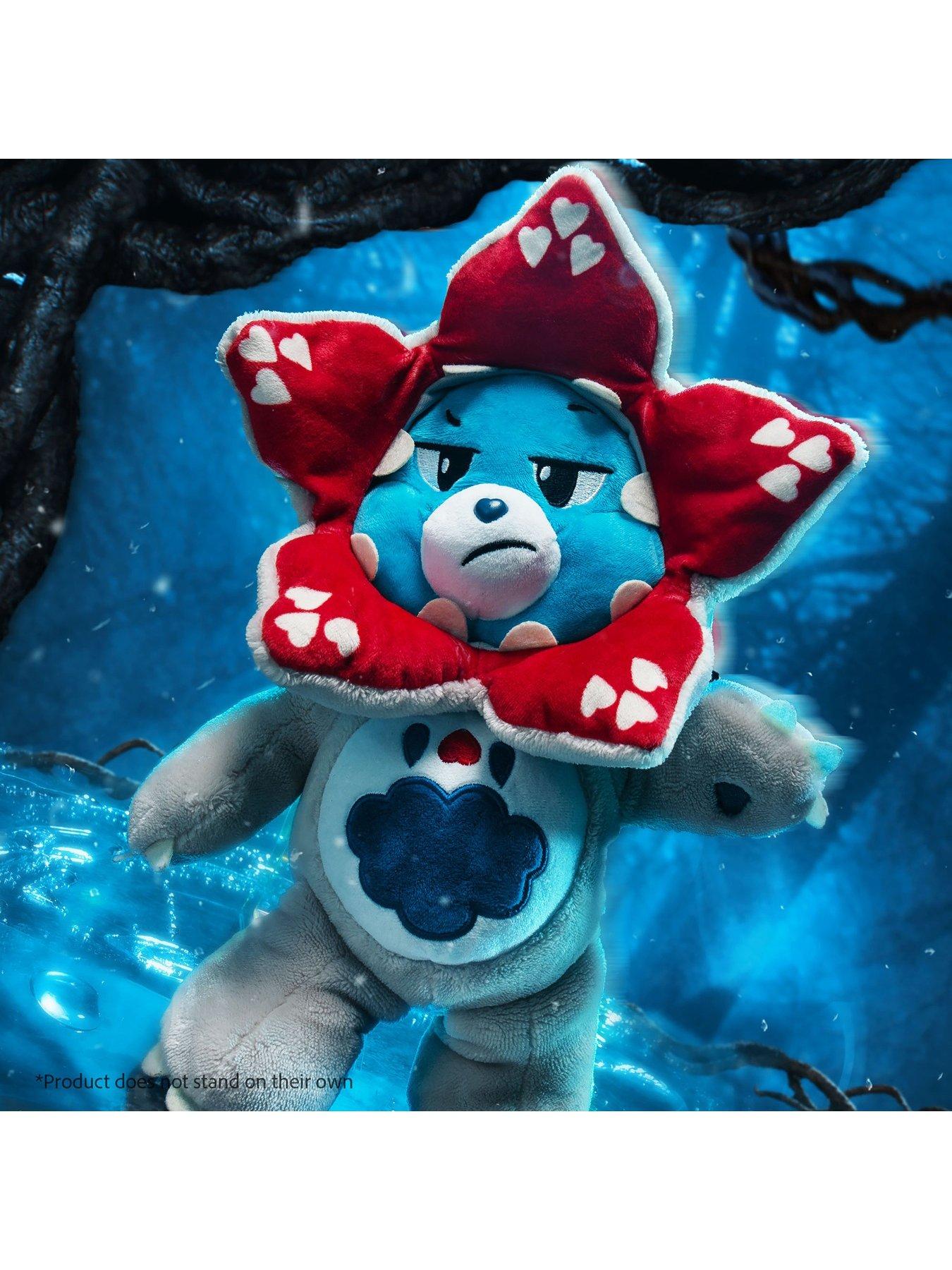 Image 3 of 8 of Care Bears x Stranger Things 2pk (Cheer as Eleven and Grumpy as Demogorgon)