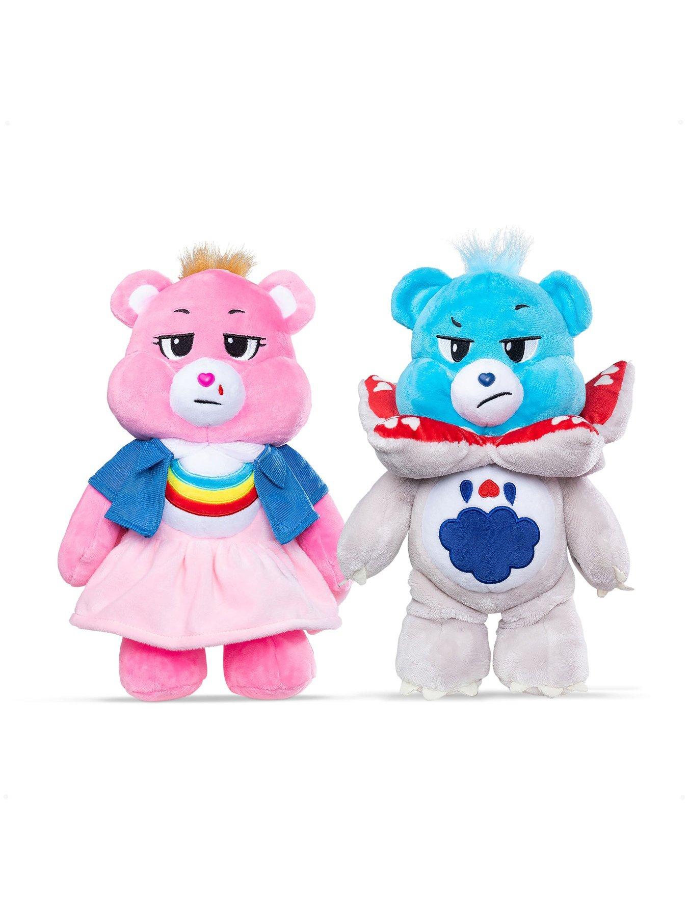 Image 7 of 8 of Care Bears x Stranger Things 2pk (Cheer as Eleven and Grumpy as Demogorgon)
