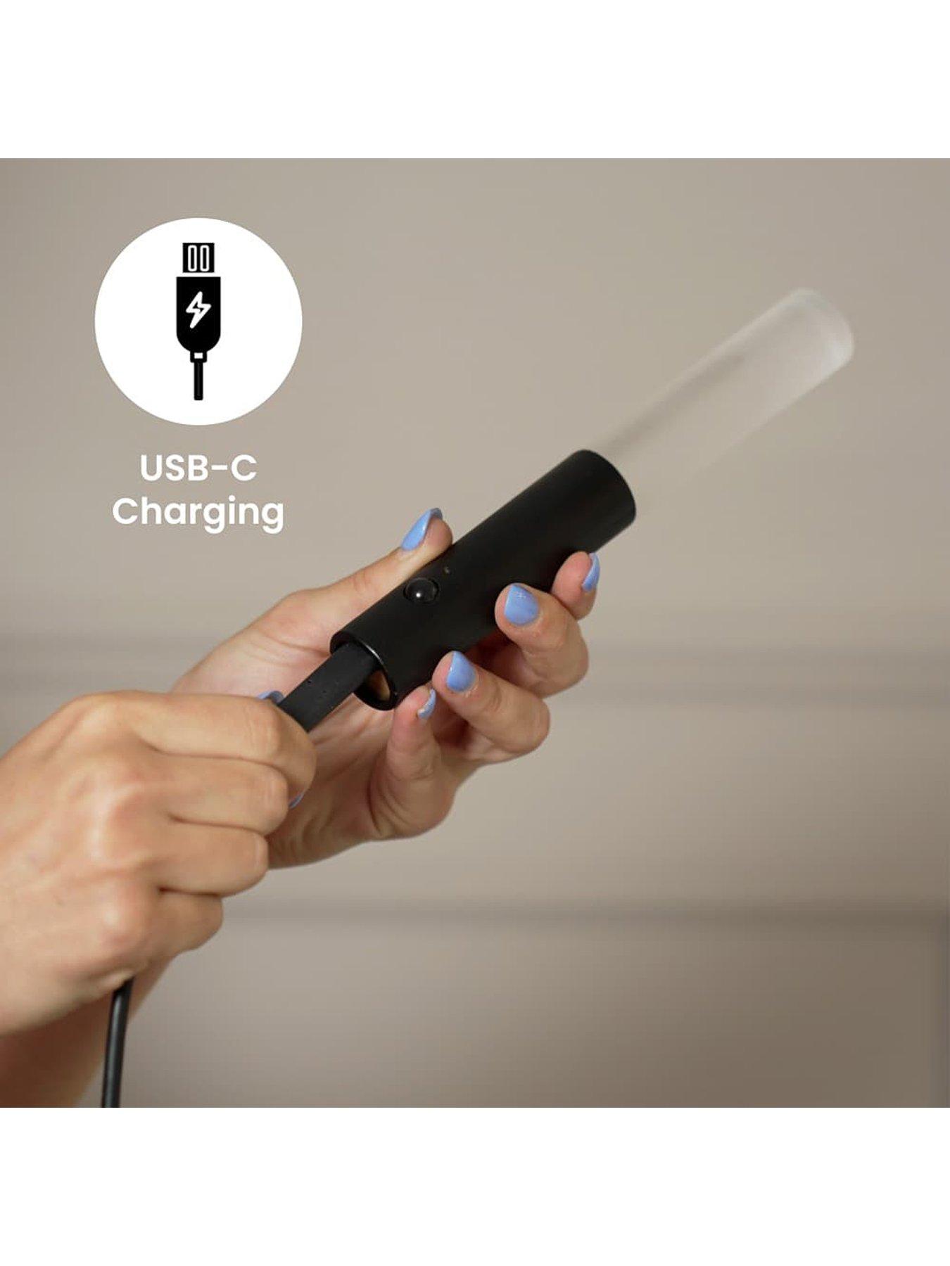 Image 4 of 5 of ValueLights Pair Of Oakley Black Rechargeable Portable Wall Light With Motion Sensor