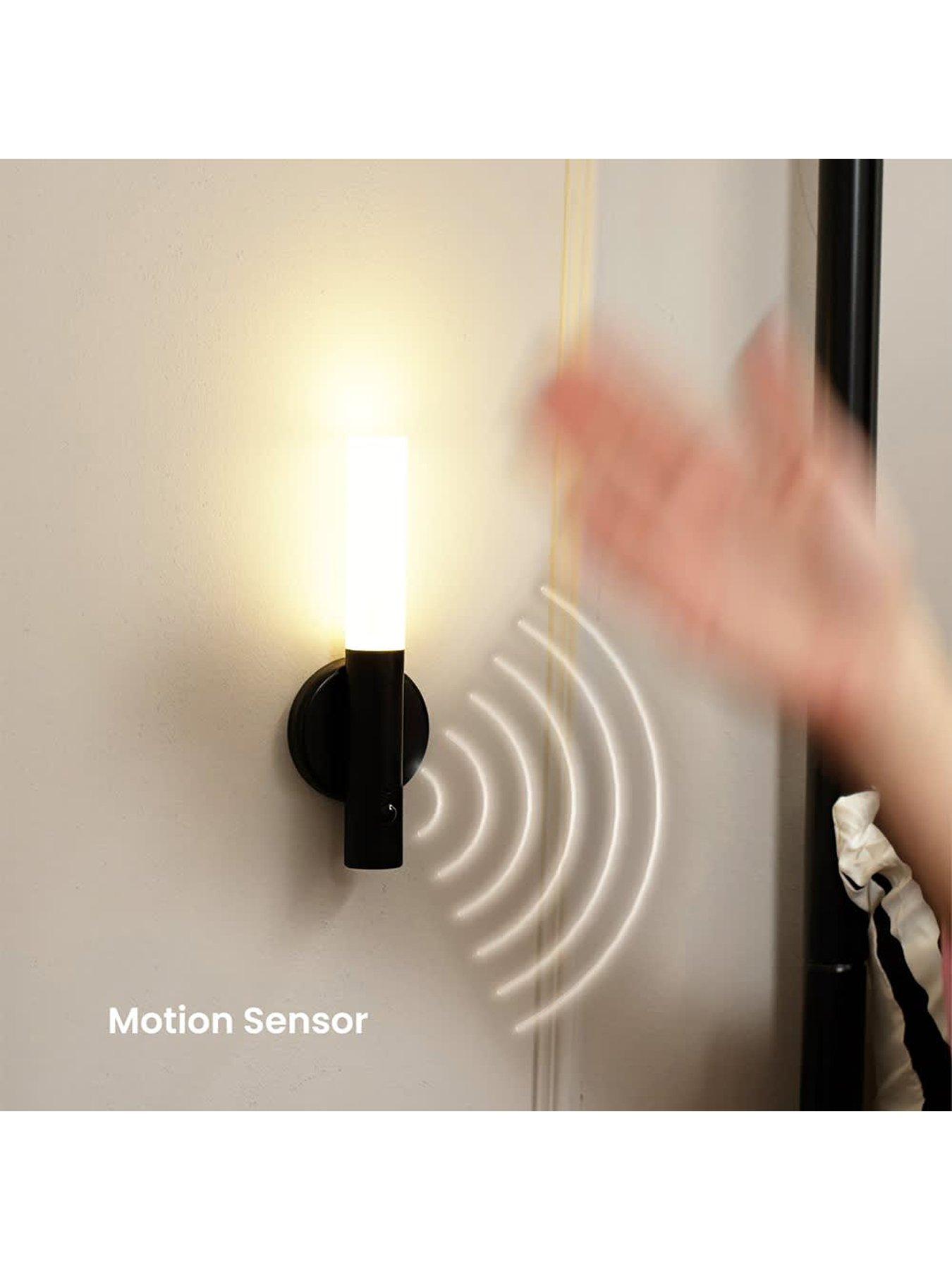 Image 5 of 5 of ValueLights Pair Of Oakley Black Rechargeable Portable Wall Light With Motion Sensor