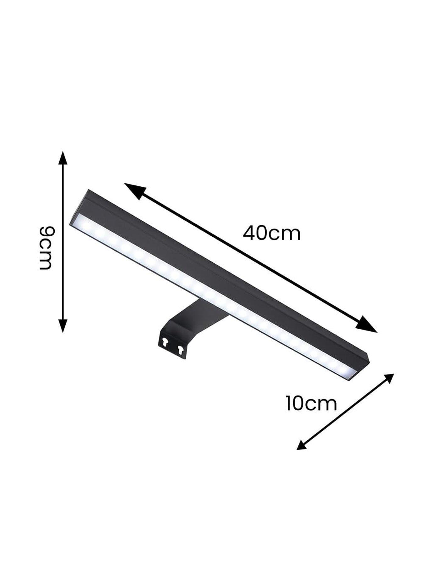 Image 5 of 5 of ValueLights Pair Of Ryle Black Rechargeable Easy Fit Wall Light