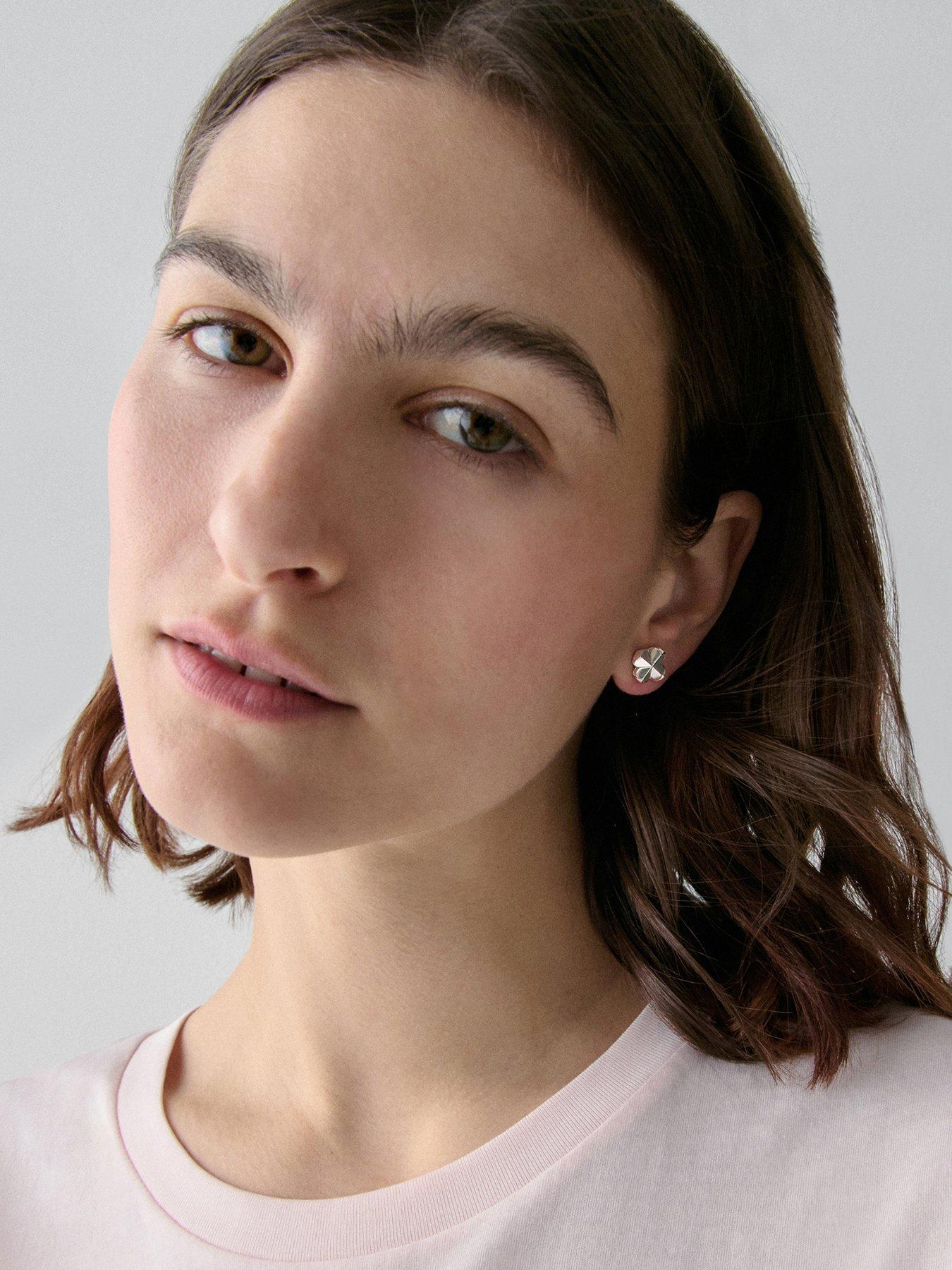 Kate Spade New York Flower Studs - Silver