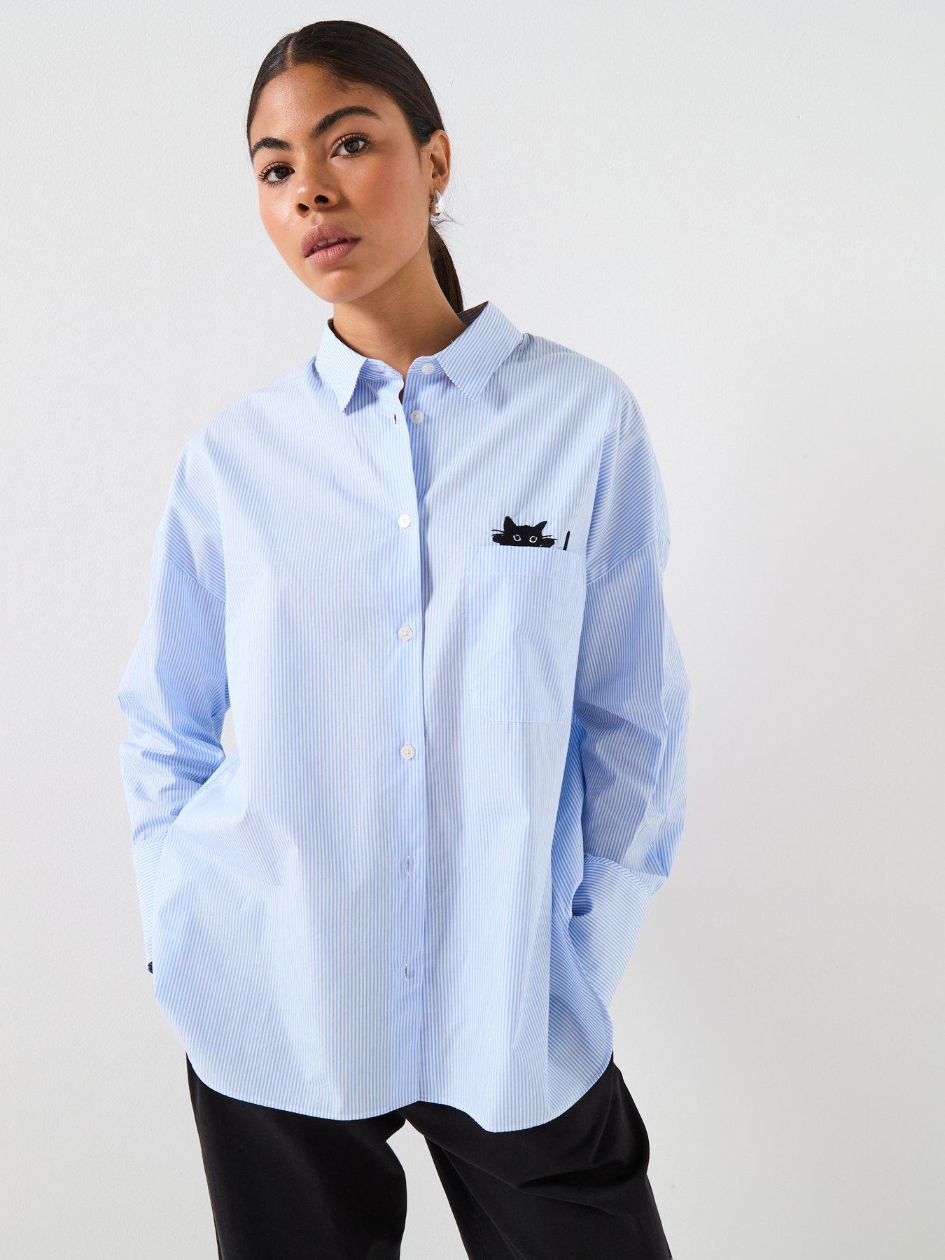 PS PAUL SMITH WOMENS EMBROIDERED SHIRT