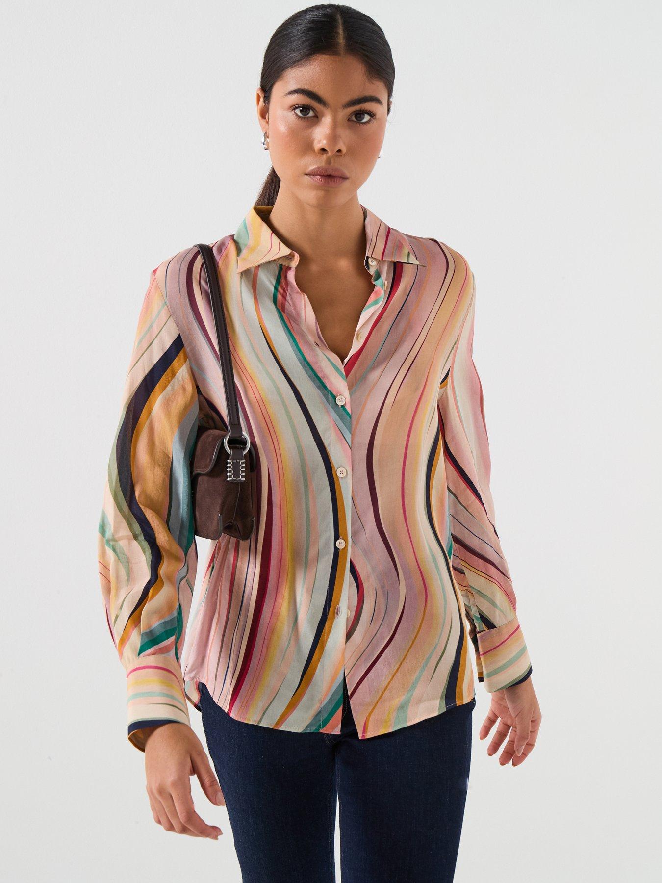 PS PAUL SMITH WOMENS SWIRL SHIRT