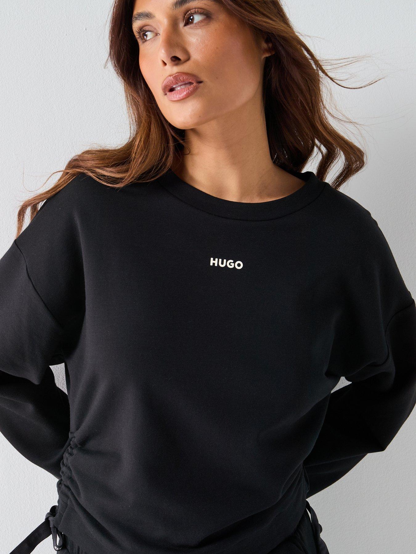 Image 4 of 6 of HUGO Casual Logo Sweatshirt - Black