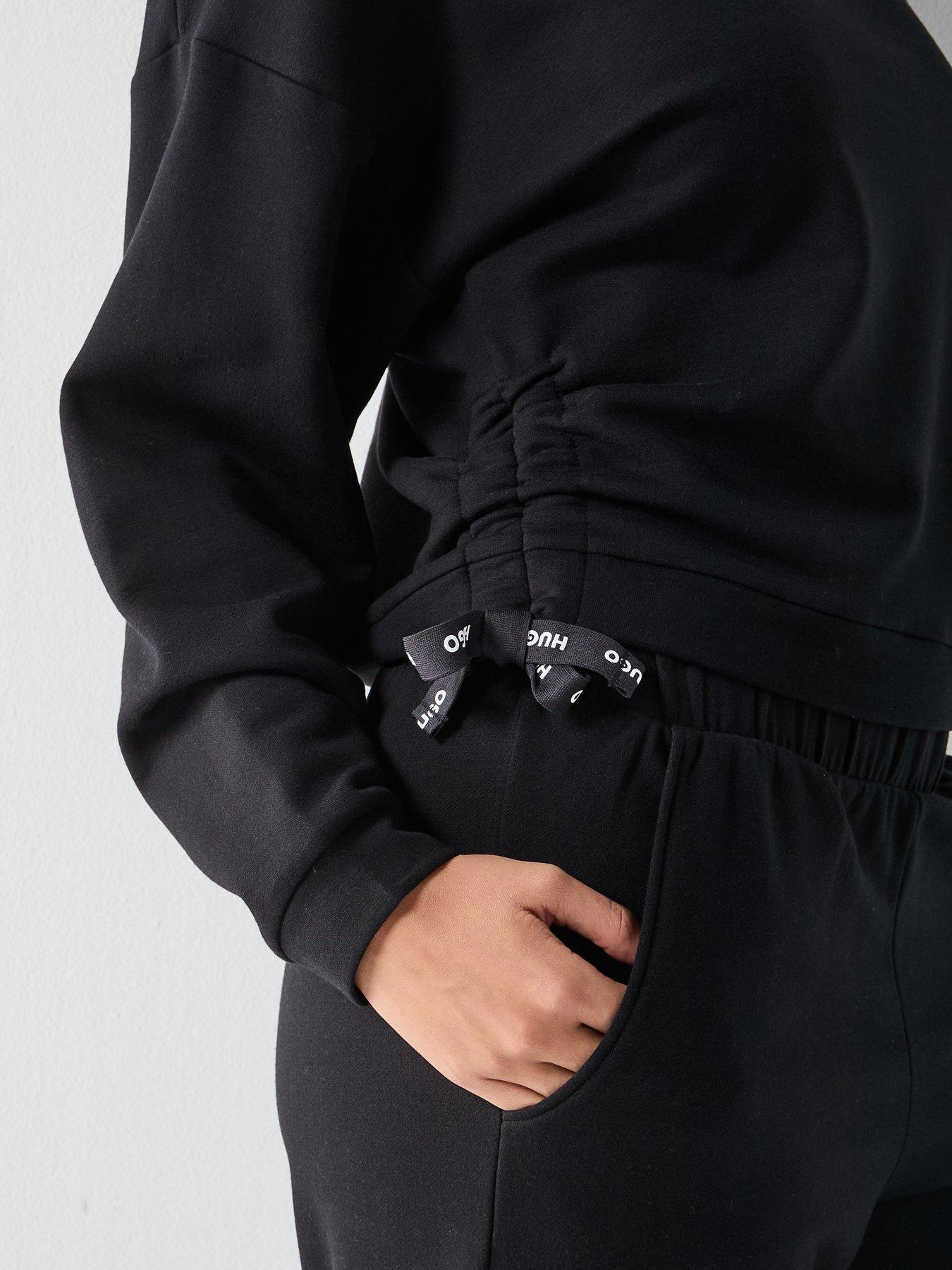 Image 5 of 6 of HUGO Casual Logo Sweatshirt - Black