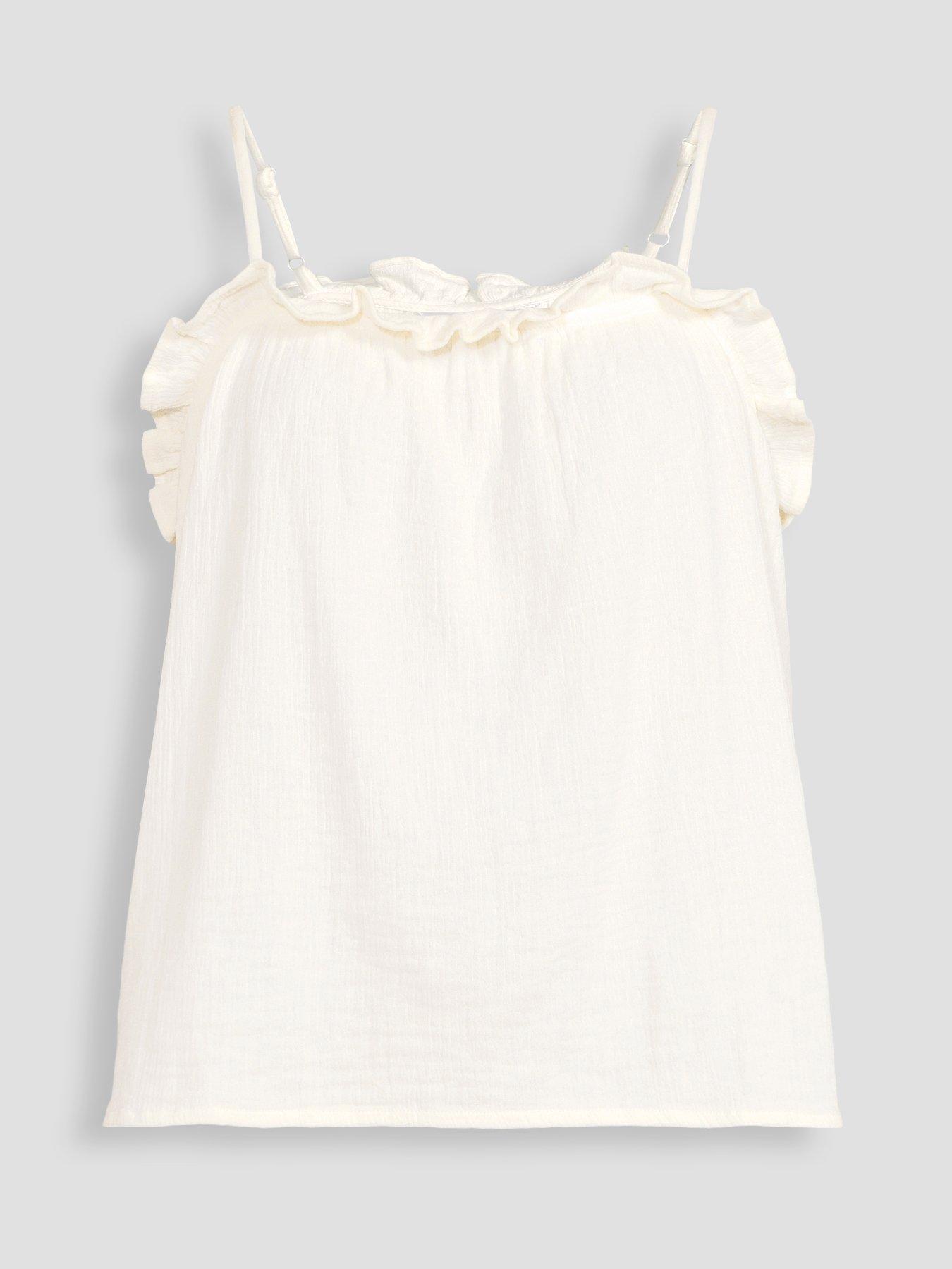 The Very Collection Crinkle Cami - White | Very